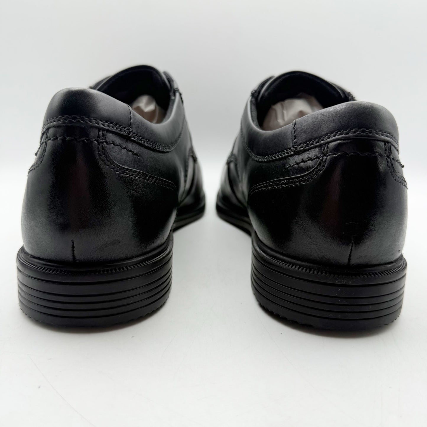 Rockport Mens Taylor Plain Toe Shoes US 13 M Black Leather Waterproof NIB