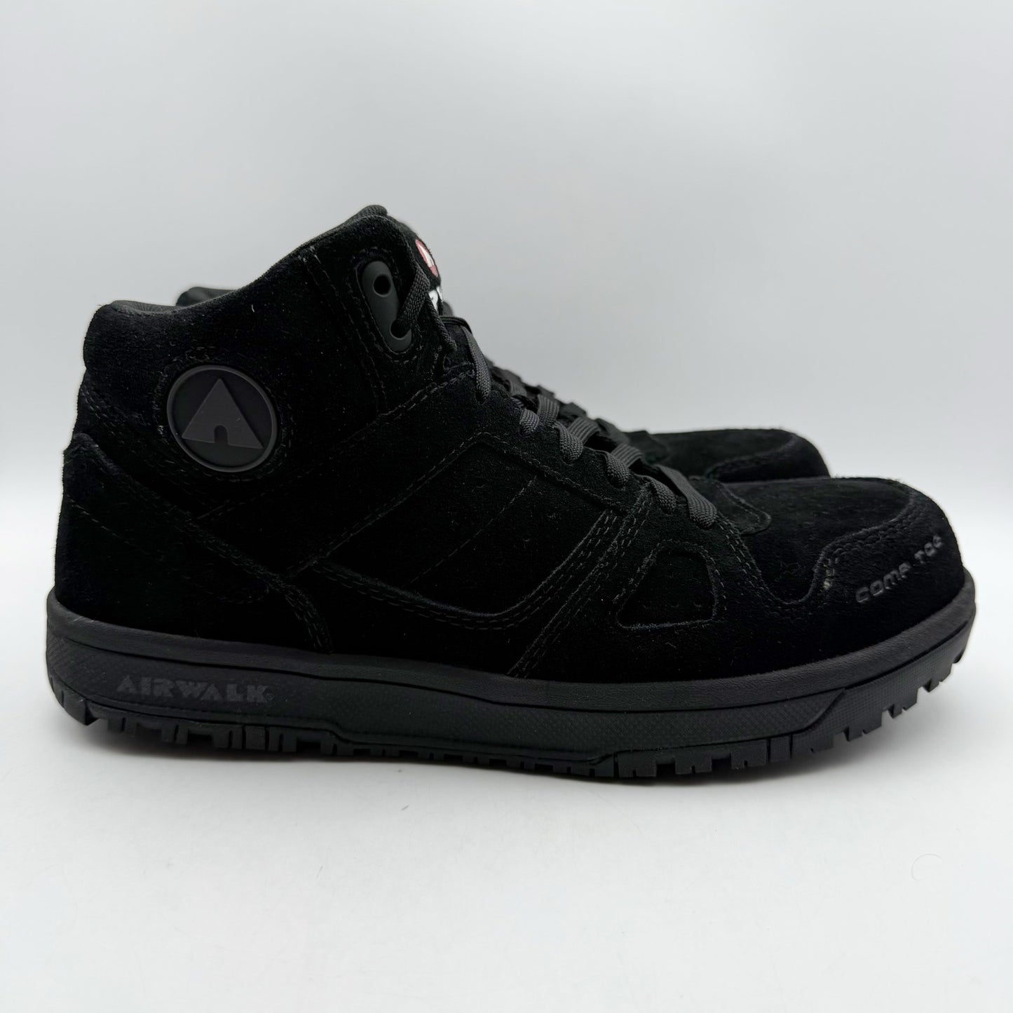 Airwalk Womens Mongo Mid CT Work Sneakers US 9 D EU 41.5 Black ST EH NIB