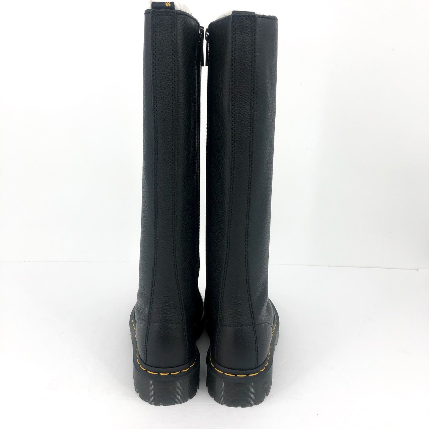 Dr. Martens Womens 1B60 Bex Pisa Knee High Boots US 8 EU 39 Black Leather NWOB