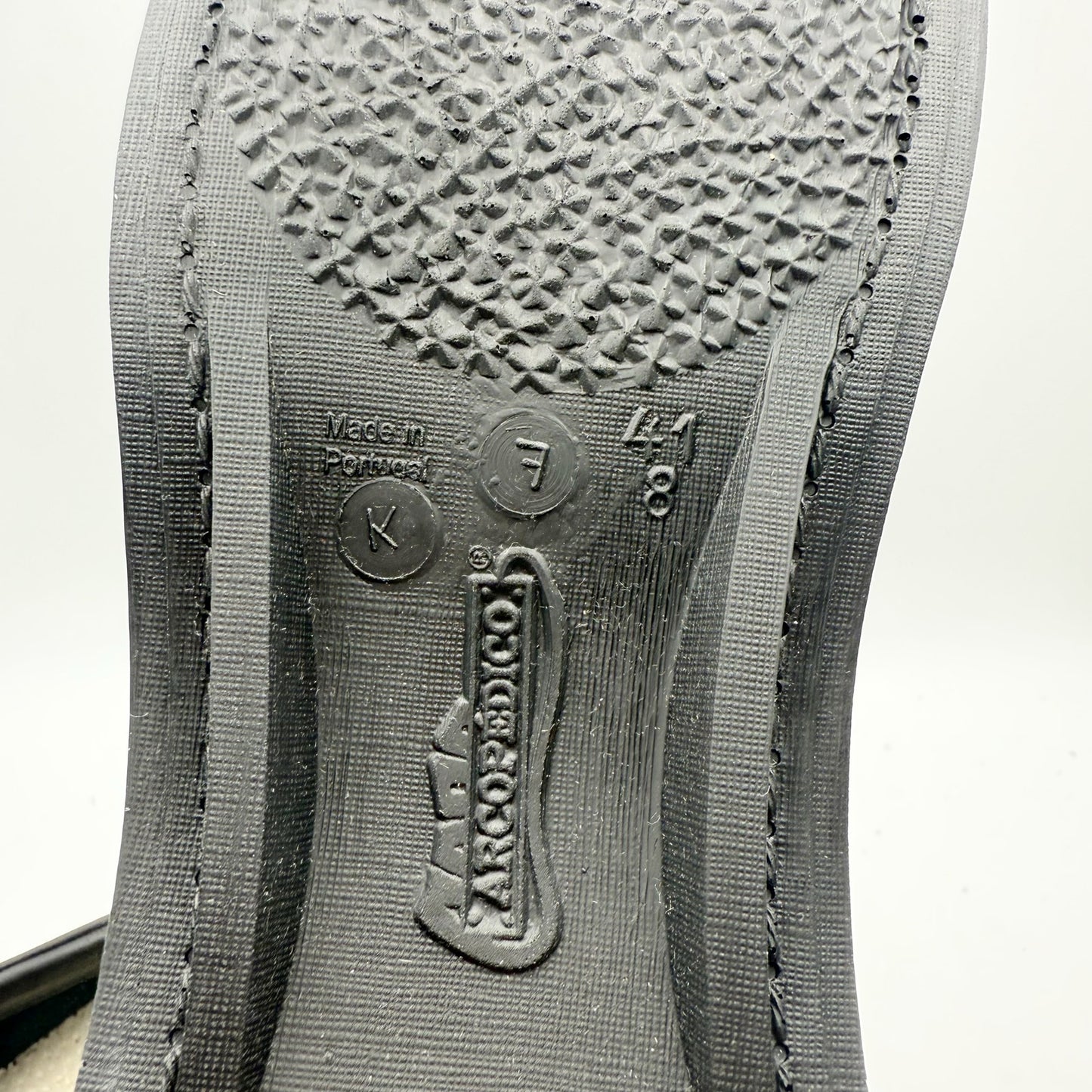 Arcopedico Womens New Queen II Loafers EU 41 US 10 Black Leather Slip On NWOB