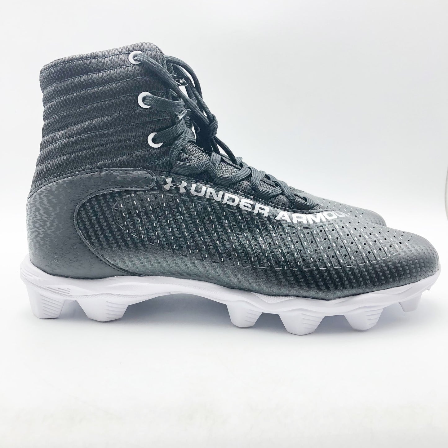 Under Armour Men's Highlight Fran RM 2.0 Football Cleats 10 Black White NWOB