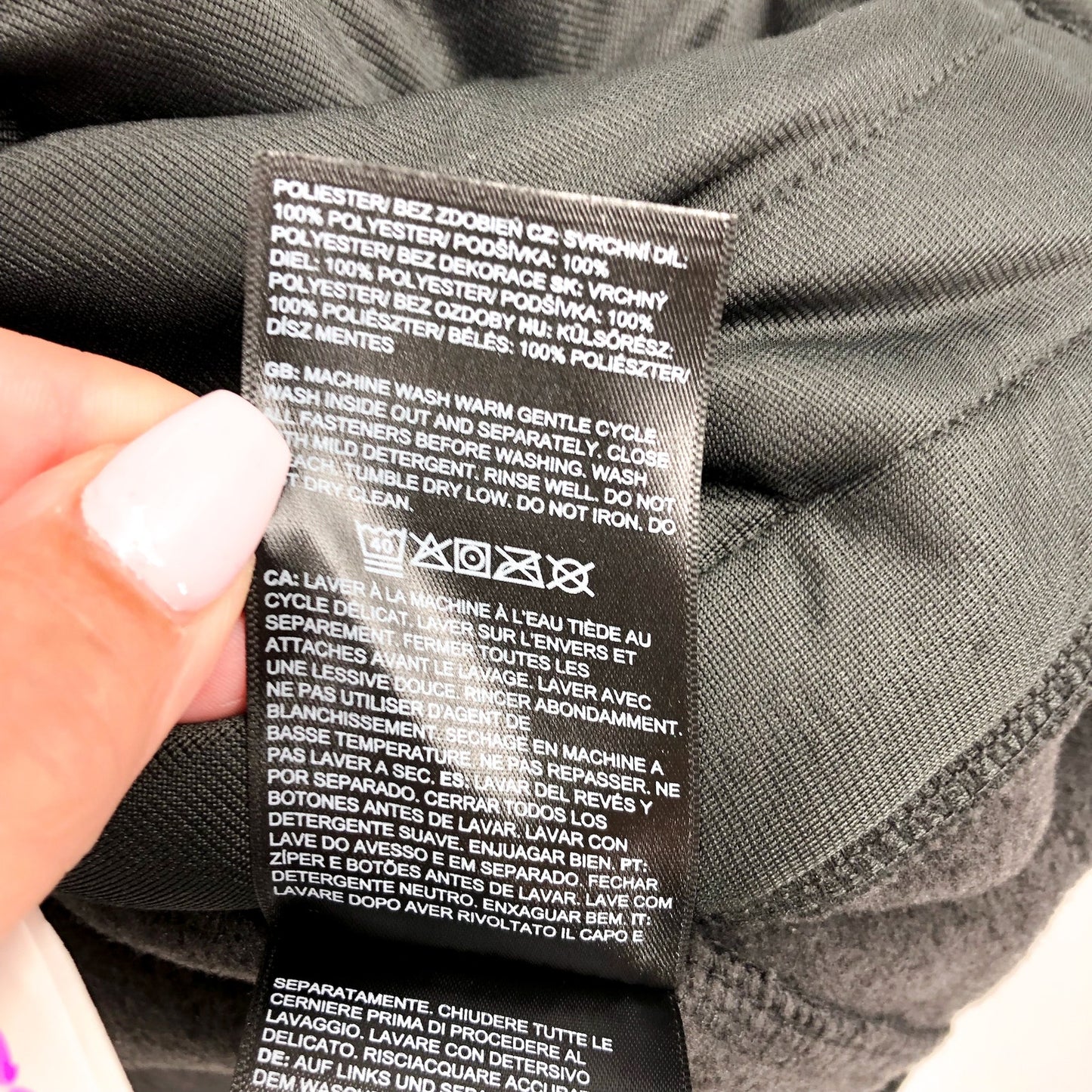 THE NORTH FACE Women Crescent 1/4 Zip Pullover Fleece Medium Black Heather NWT