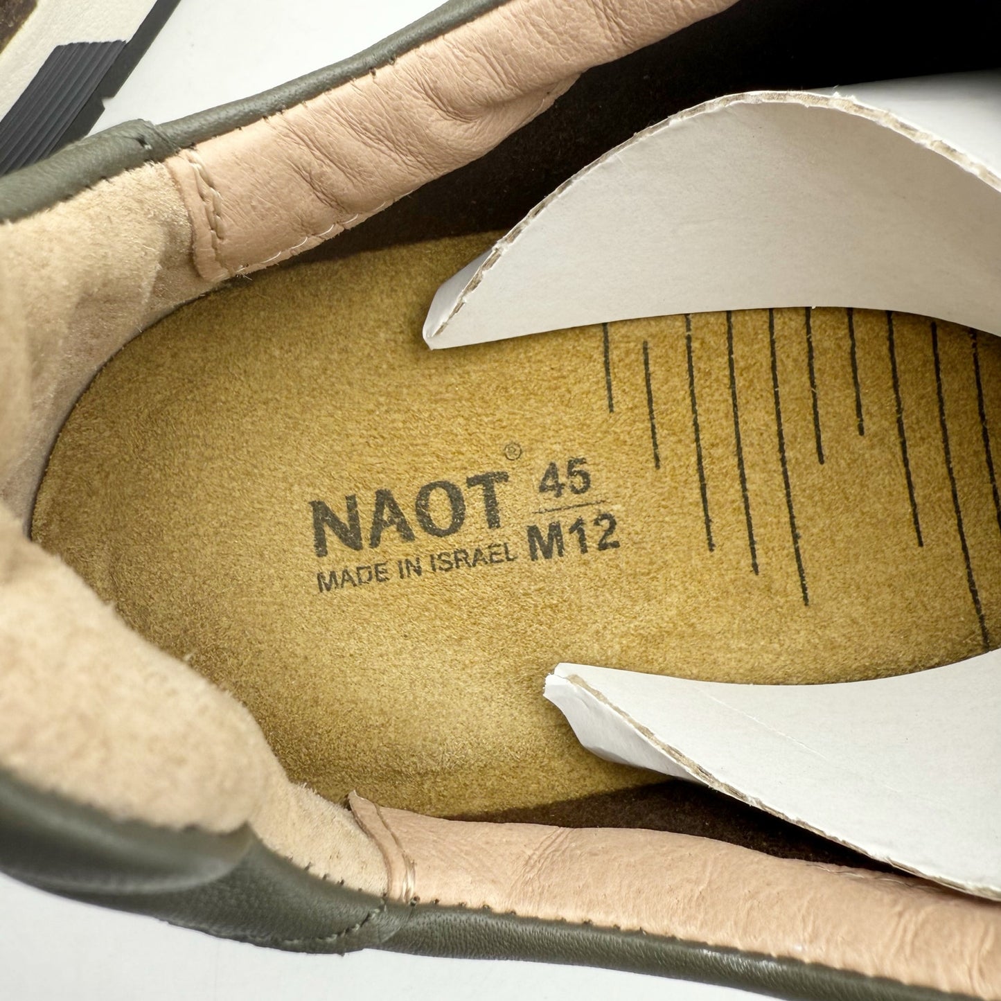 NAOT Mens Magnify Casual Sneakers EU 45 US 12 Brown Suede Leather NIB