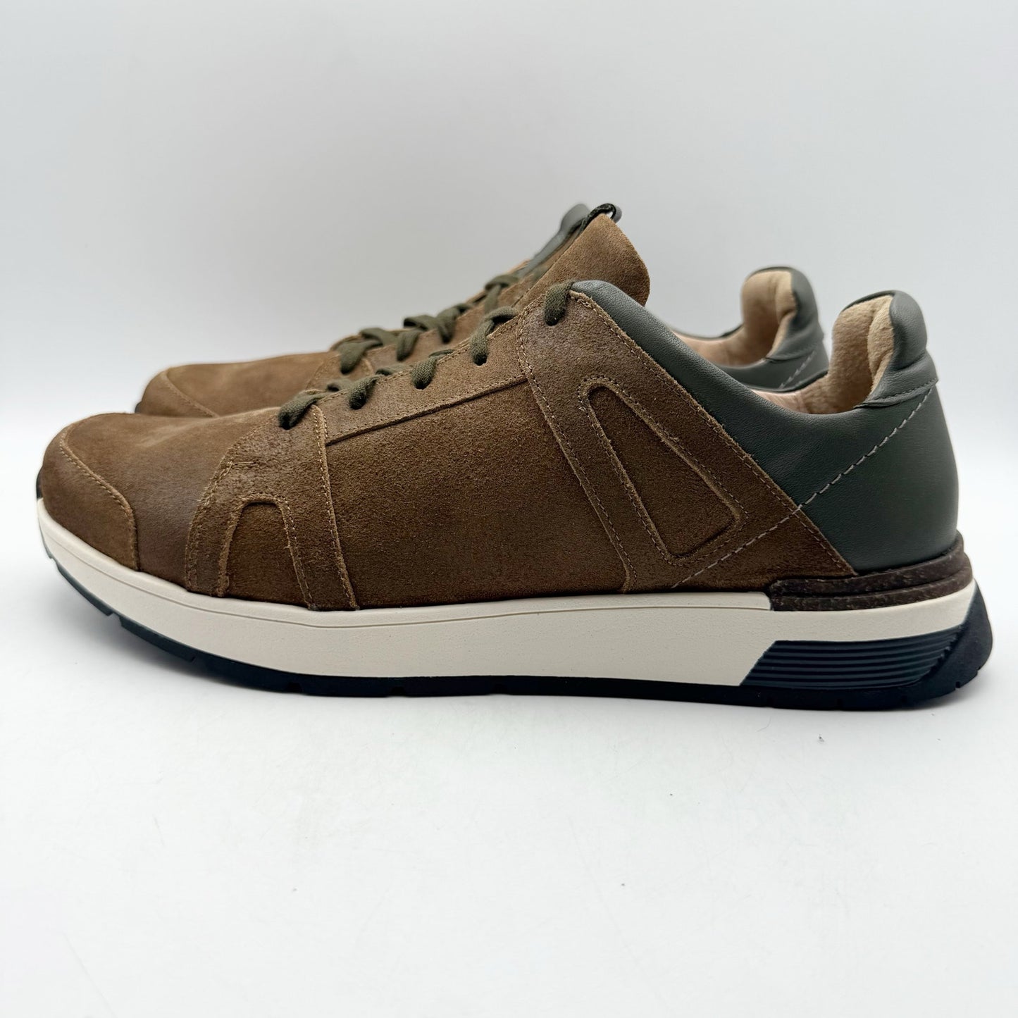 NAOT Mens Magnify Casual Sneakers EU 45 US 12 Brown Suede Leather NIB