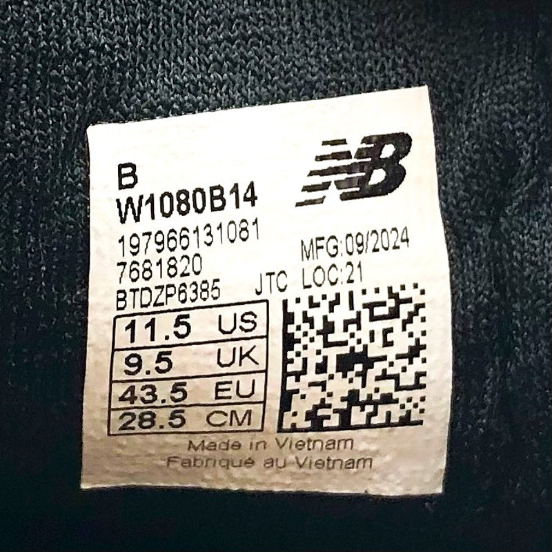 New Balance Womens Fresh Foam X 1080 V14 Sneakers US 11.5 Black Phantom NIB