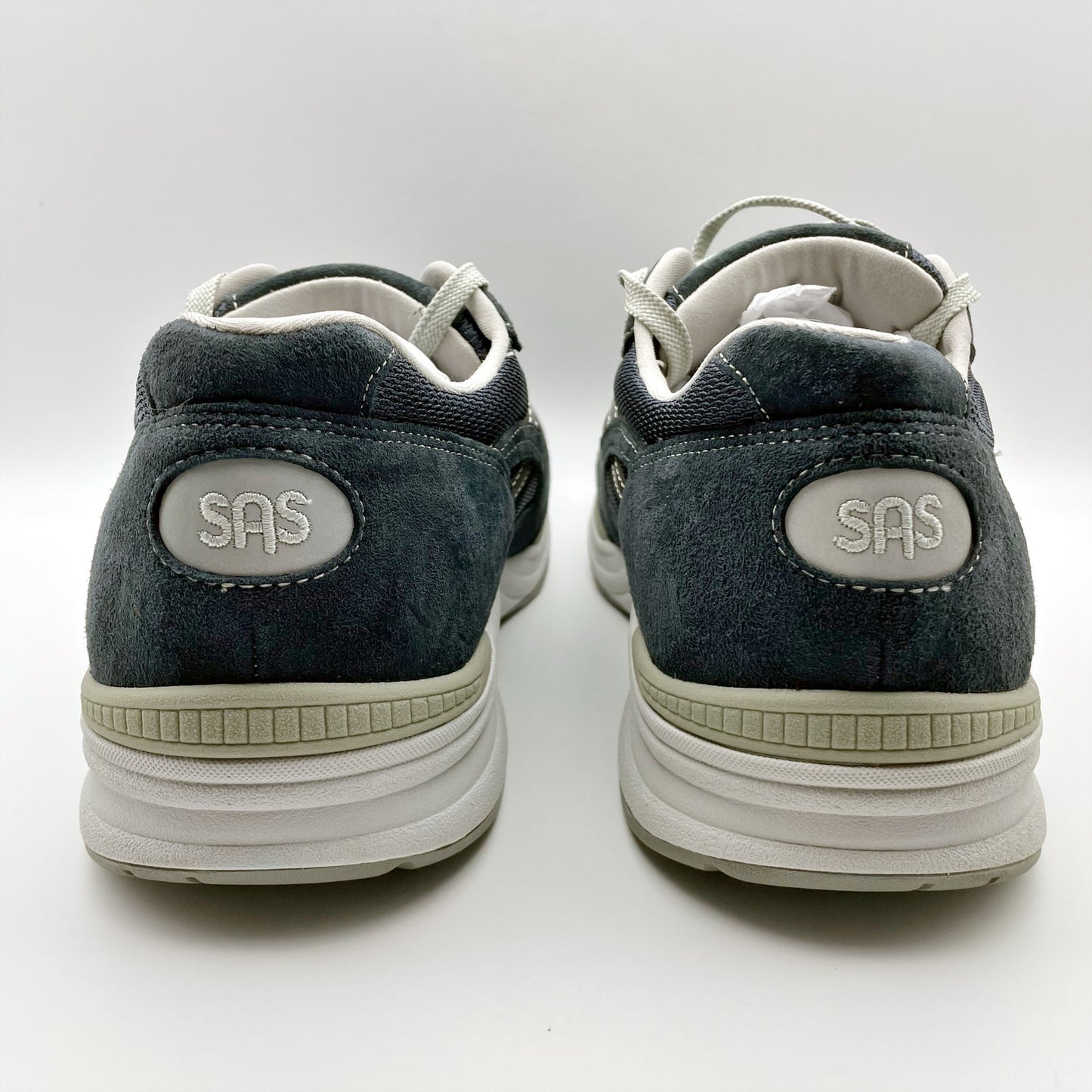 SAS Mens Journey Mesh Sneakers Size US 6.5 M Navy Blue White Suede NIB