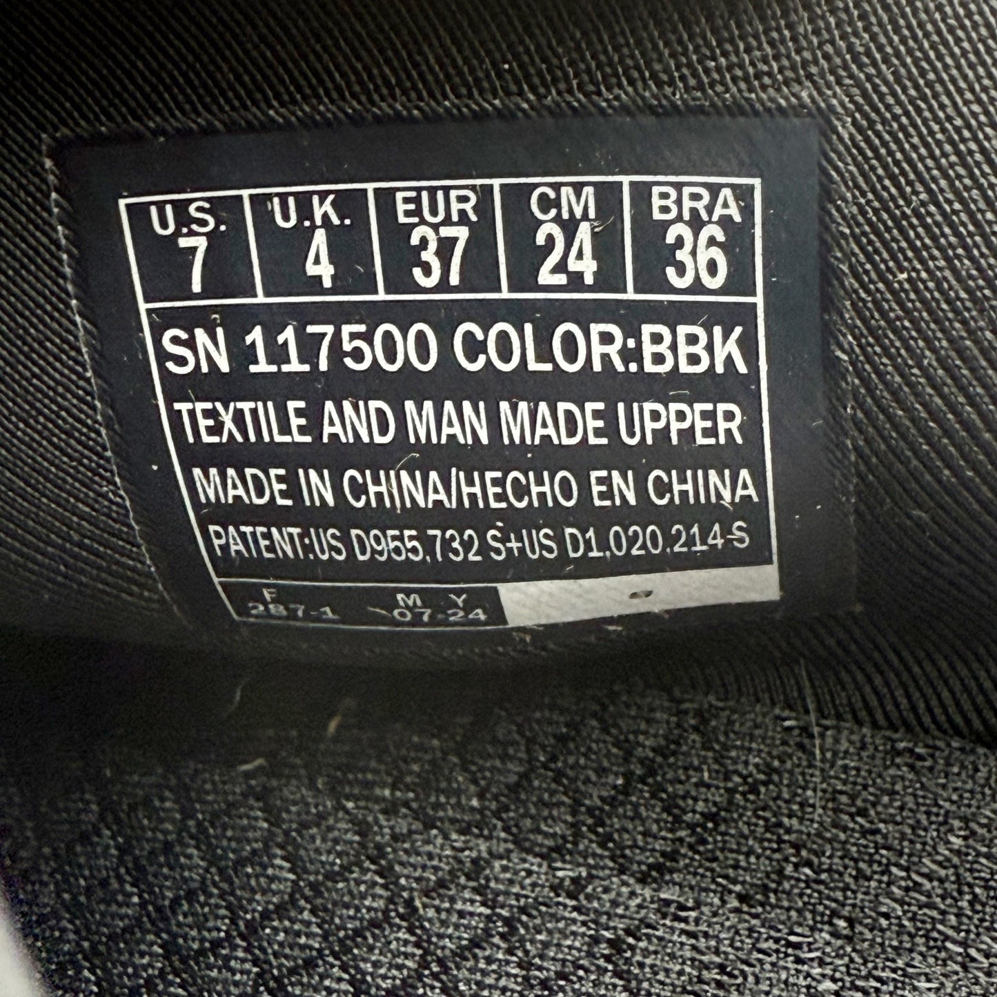 Skechers Bobs Womens Squad Chaos Daily Inspiration Sneakers US 7 Black NIB