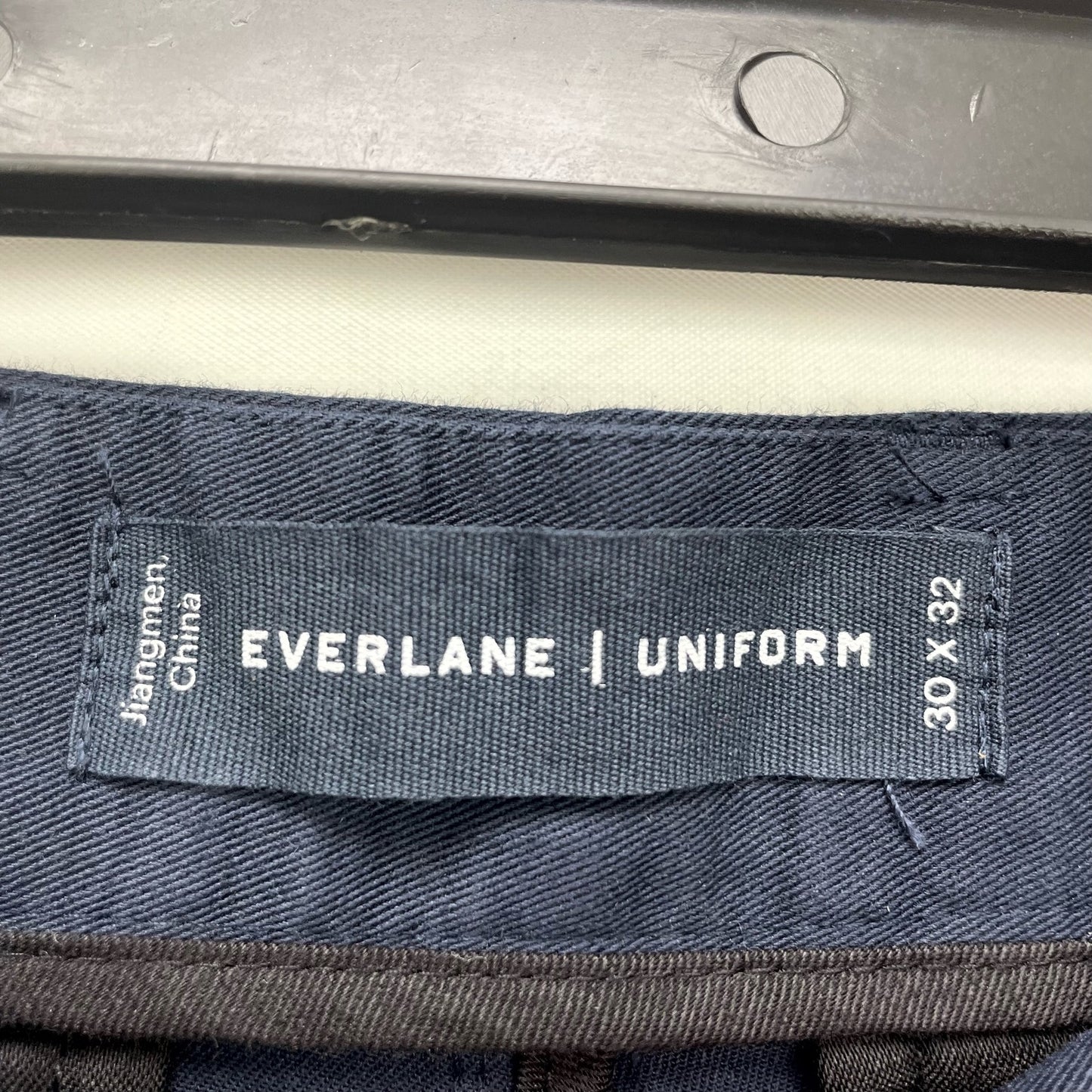 Everlane Mens Uniform Performance Chino 30x32 Navy Blue Slim Fit Pant NWT