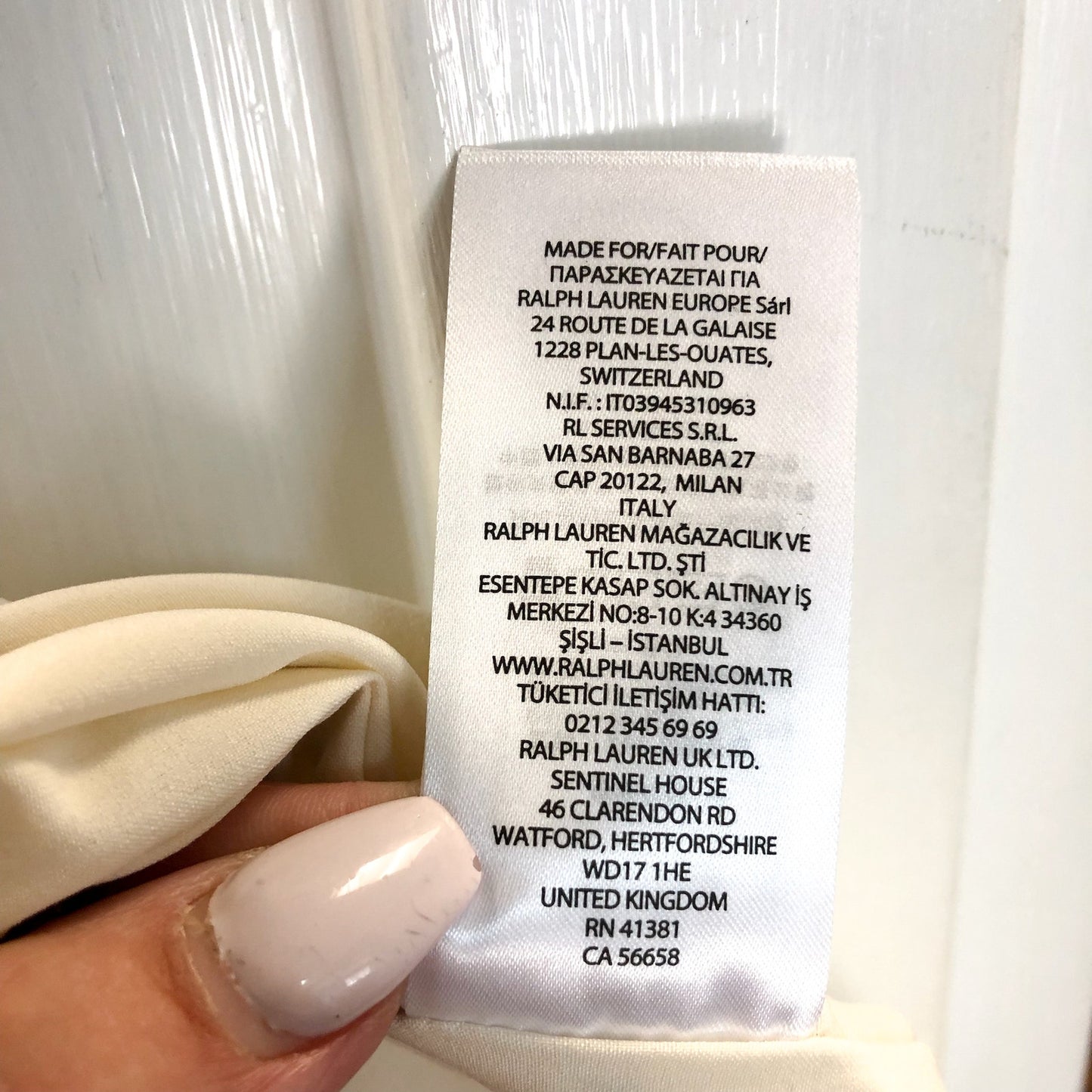 LAUREN RALPH LAUREN Women's One-Shoulder Crepe Cocktail Dress Size 12 Ivory NWT