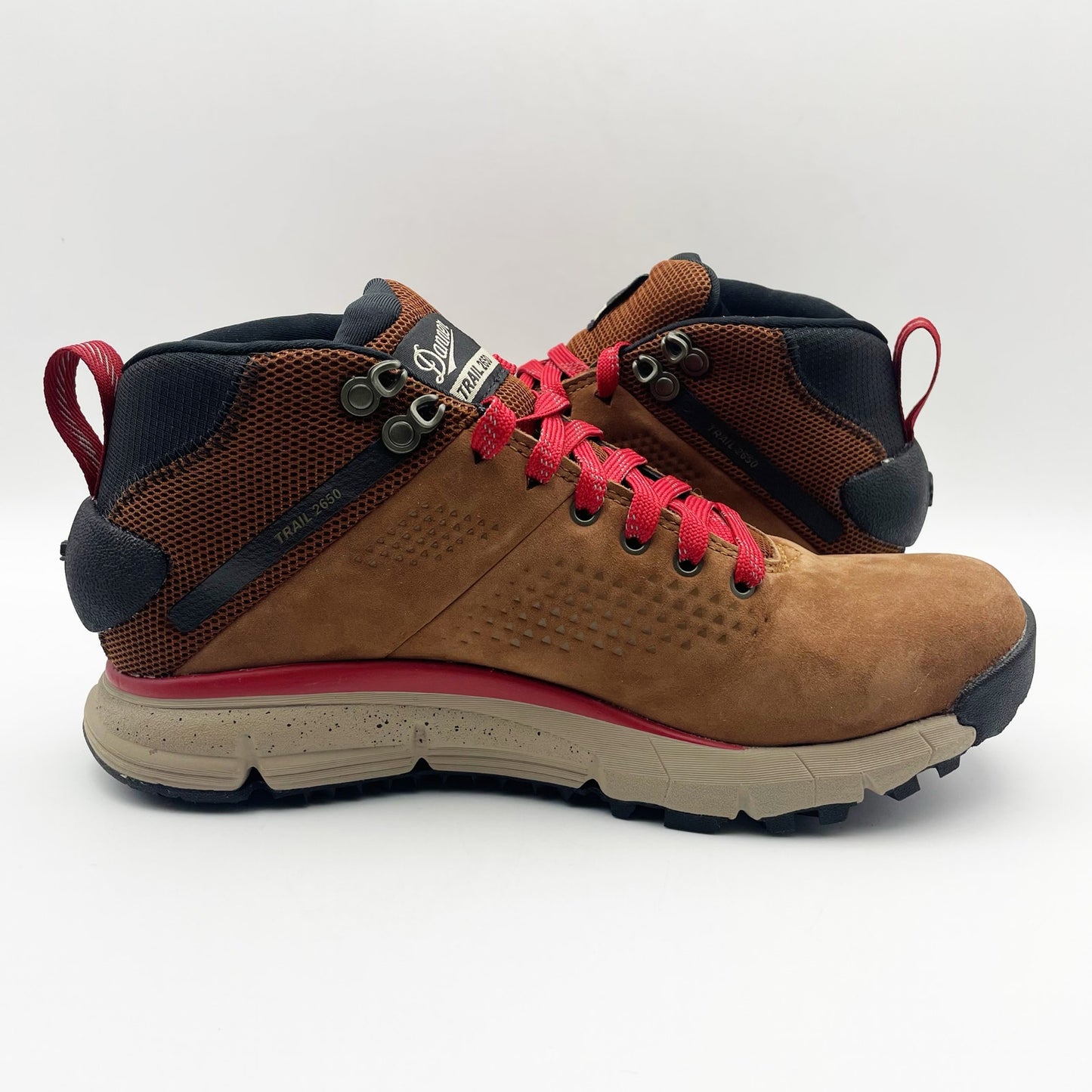 Danner Mens 4" Trail 2650 Mid GTX Hiking Shoes US 7 D EU 40 Brown Red WP NIB