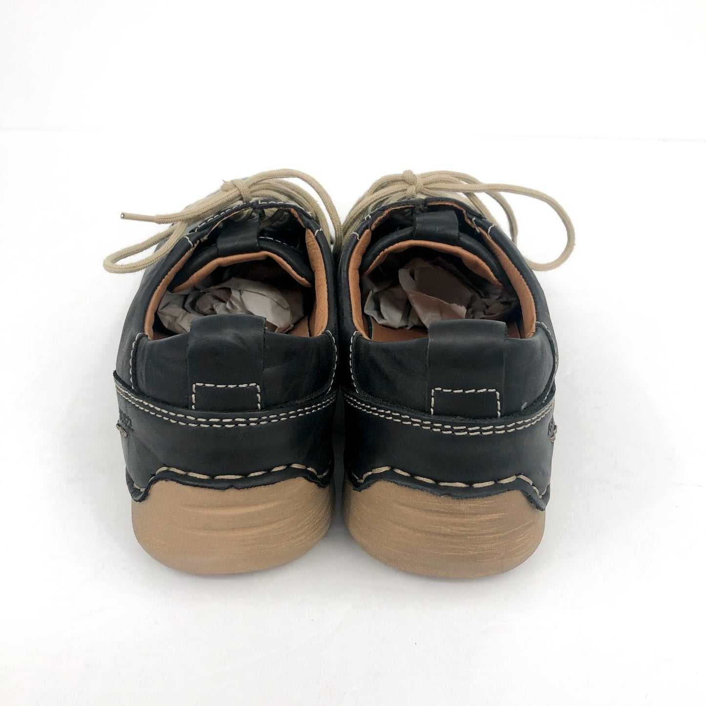 JOSEF SEIBEL Women's Fergey 56 Sneaker Black Leather EU 39 US 8- 8.5