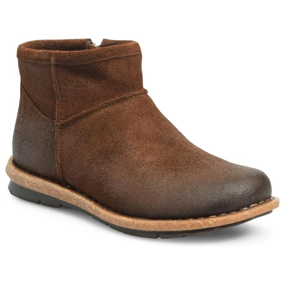 Born Womens Tinley Ankle Booties US 11 M EU 41.5 Brown Suede