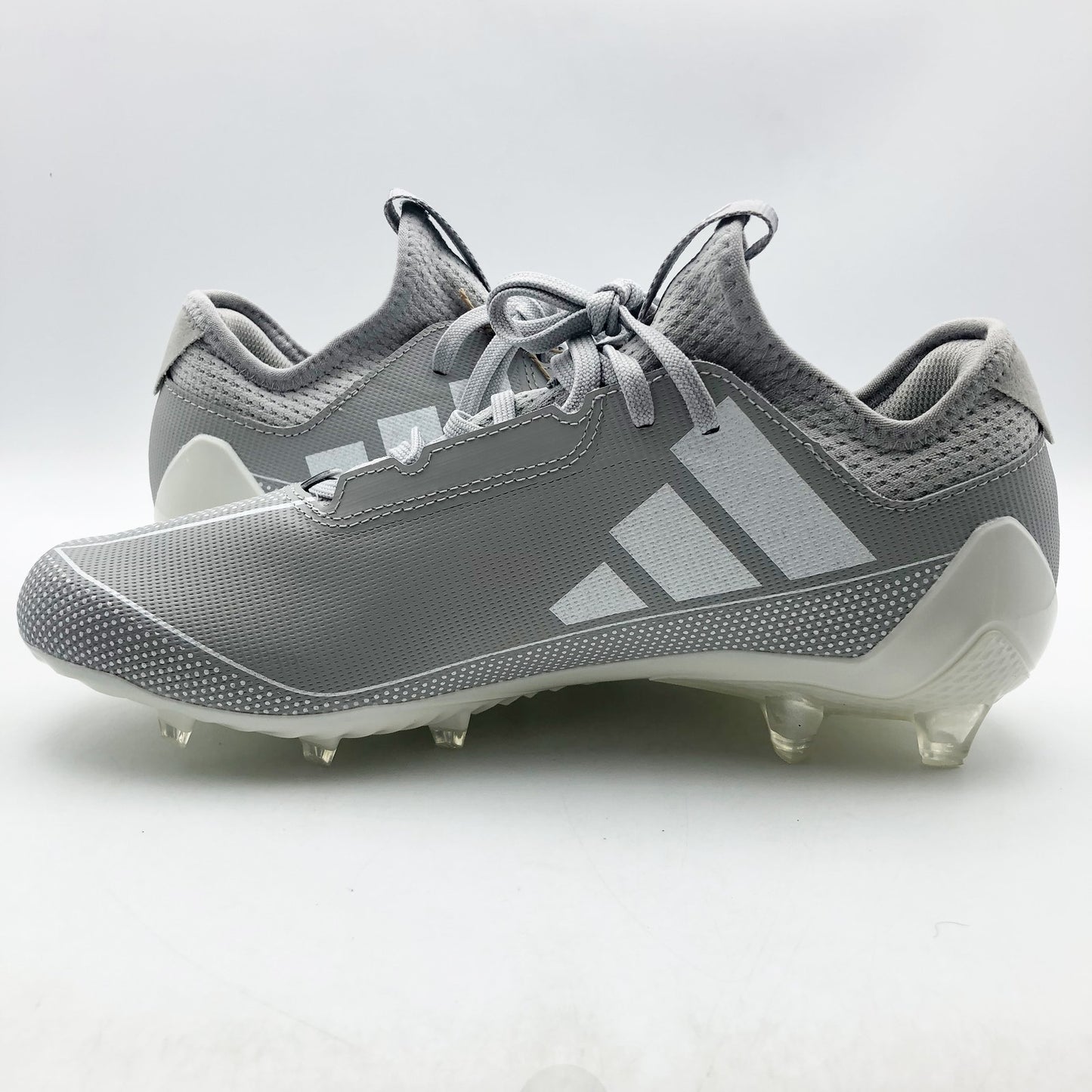 Adidas Mens Adizero Electric 1 Football Cleats Grey White Size 8