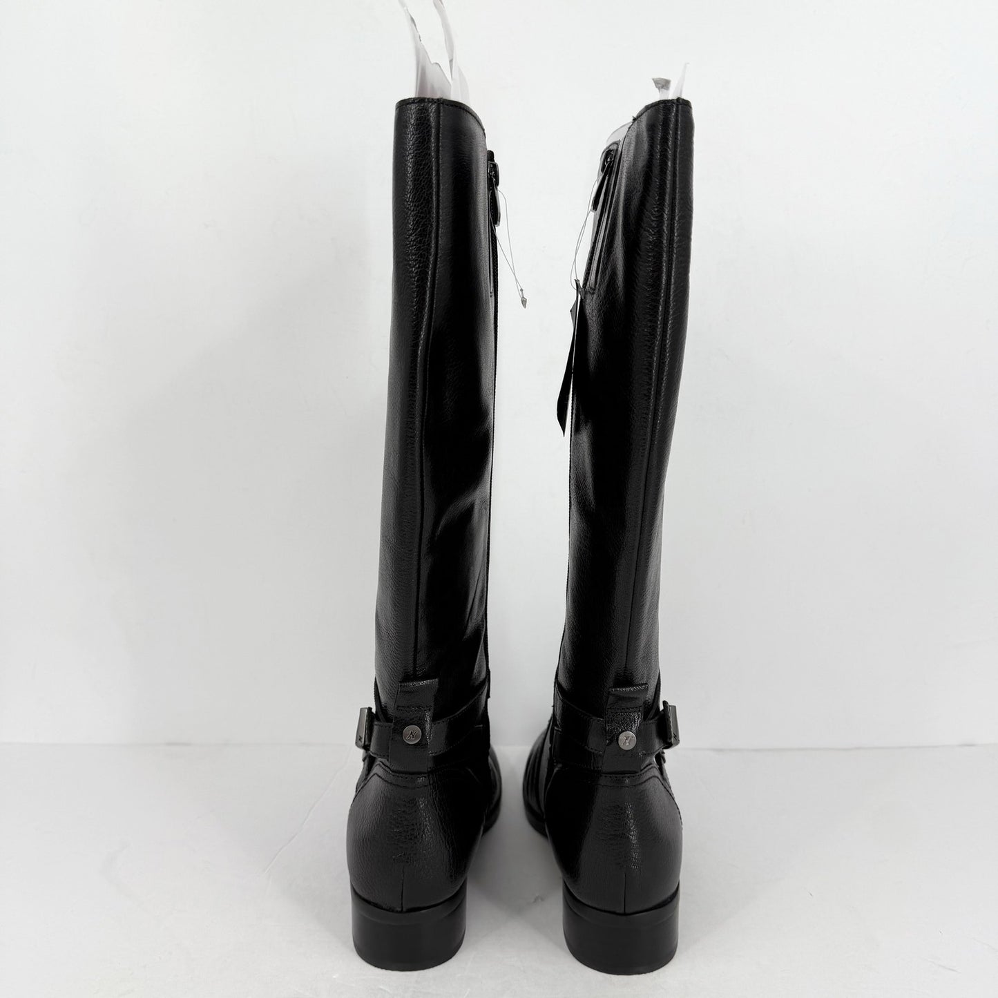 Naturalizer Womens Rena2 Wide Calf Boots US 11 Wide EU 42 Black Leather
