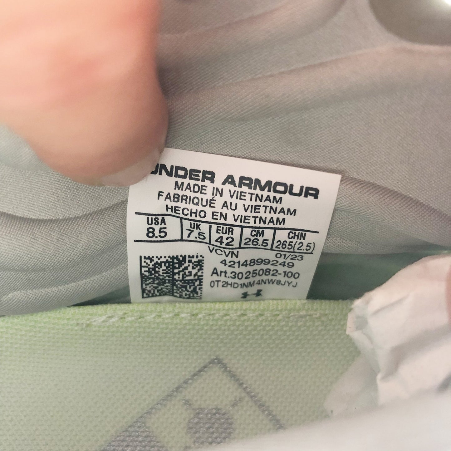 Under Armour Mens Spotlight Lux MC 2.0 Football Cleats 8.5 White Silver NWOB