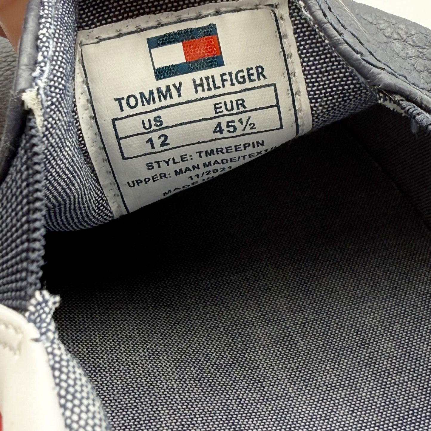 Tommy Hilfiger Mens Reepin Slip On Shoes US 12 M EU 45.5 Dark Blue NIB