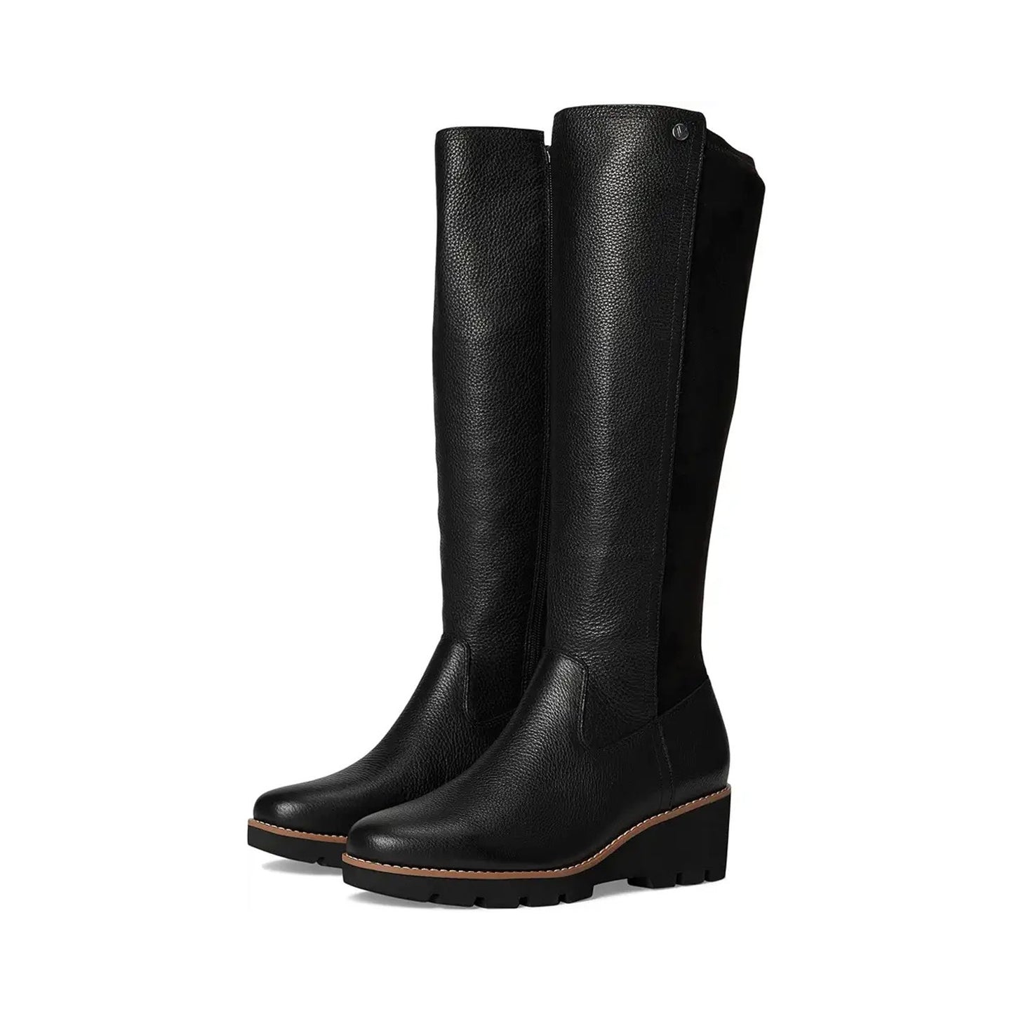 VIONIC Womens Ashland High Shaft Boots US 10 M EU 41 Black Leather