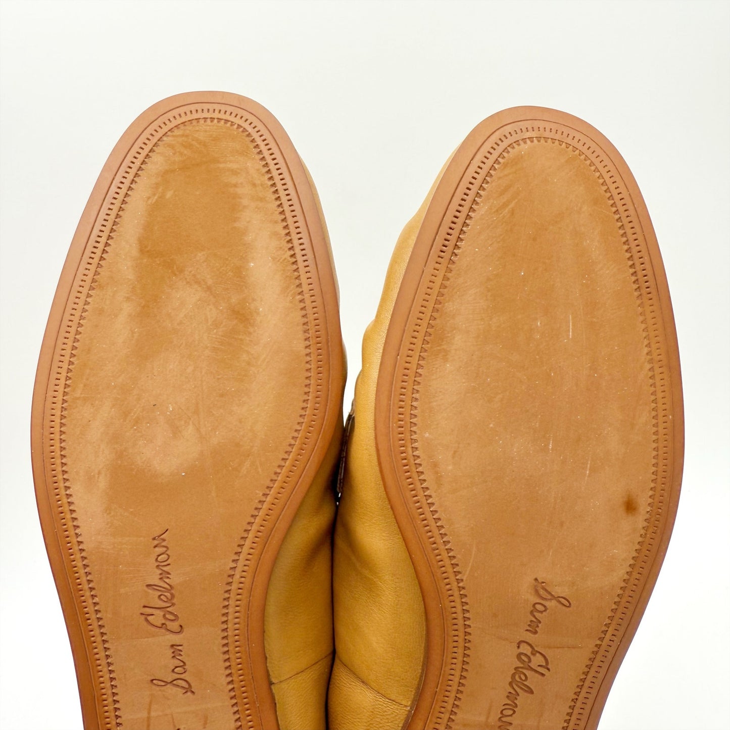 Sam Edelman Womens Lucca Flat Loafers US 6 M EU 36 Tan Brown Leather NIB