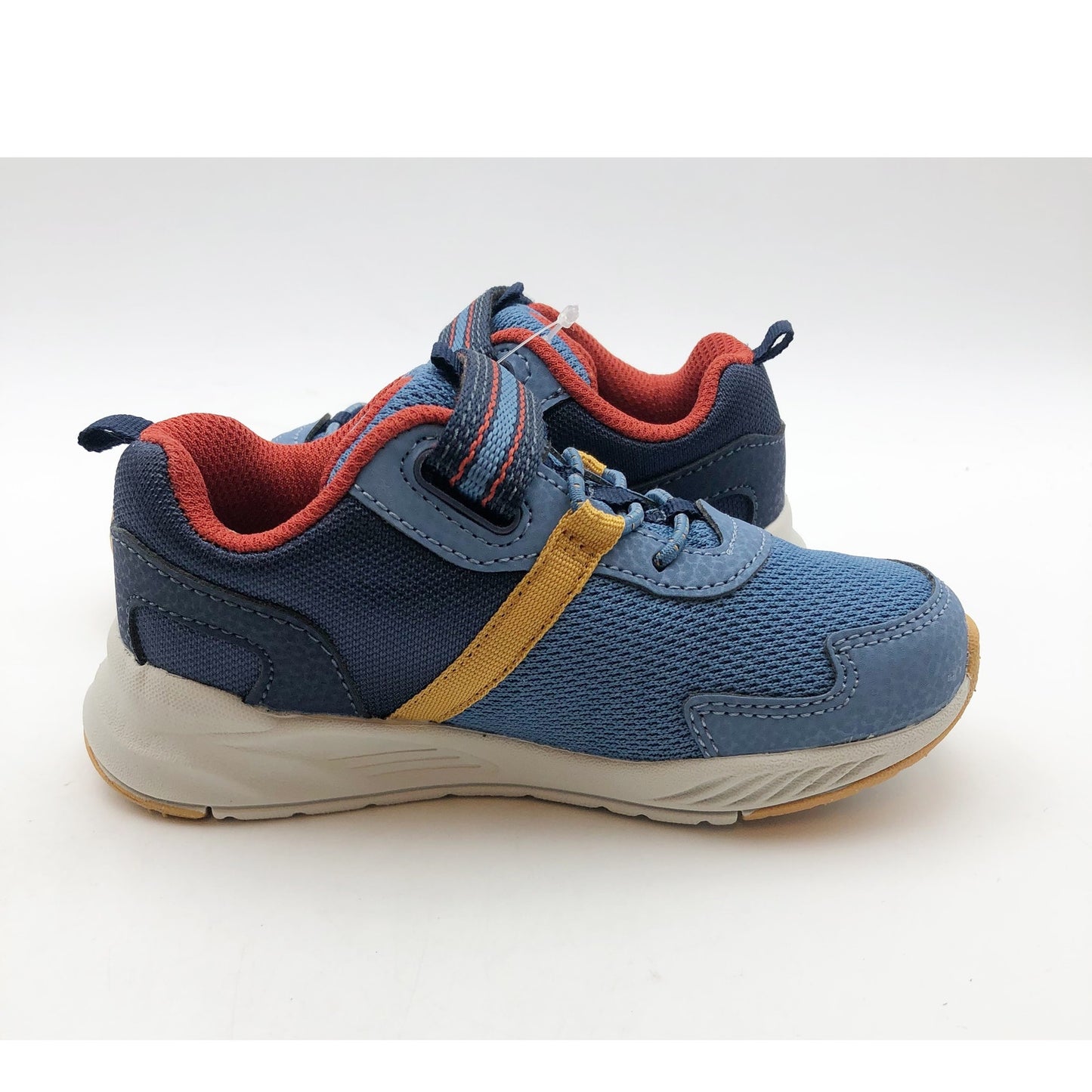 Stride Rite Boys Made To Play Sneaker 9.5 Wide Blue Multi Kids Shoe NIB