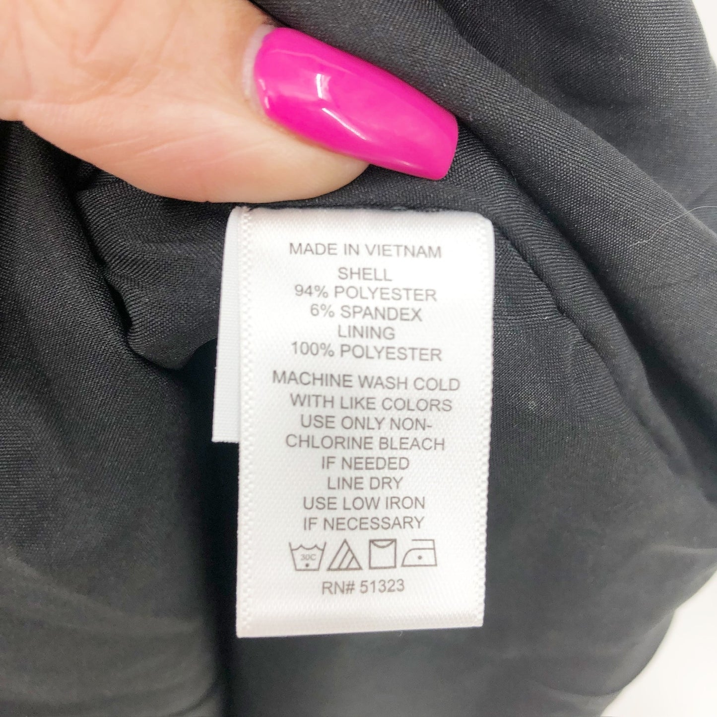 CECE Ruffled Bow Neck Short Sleeve Mini Dress Black Size 10