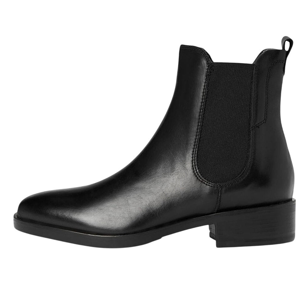 Dune London Womens Panoramic Ankle Boots EU 37 US 7 Black Leather NIB