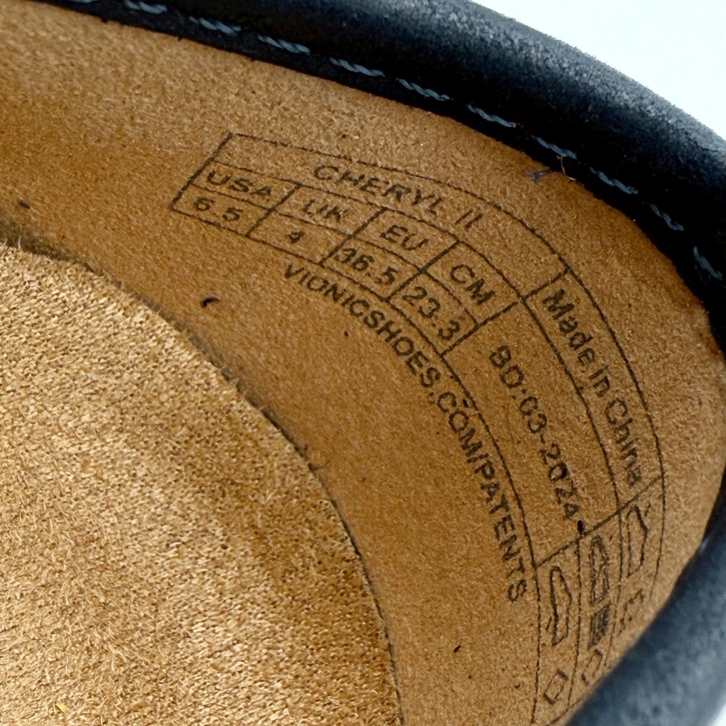 Vionic Womens Cheryl ll Loafers US 6.5 M EU 36.5 Black Leather NWOB