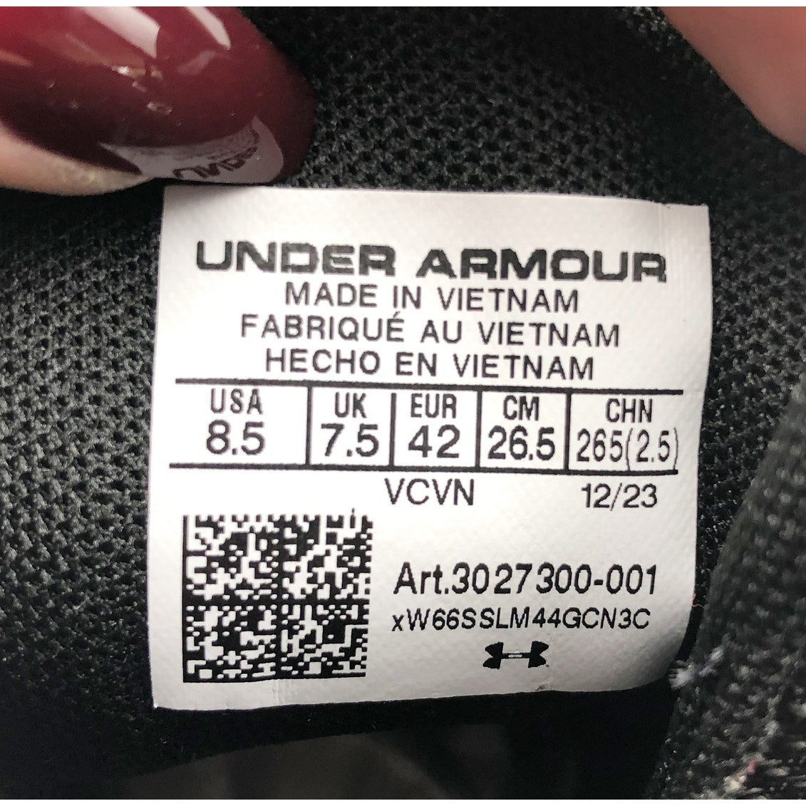 Under Armour Men's Highlight Fran RM 2.0 Football Cleats 8.5 Black White NWOB