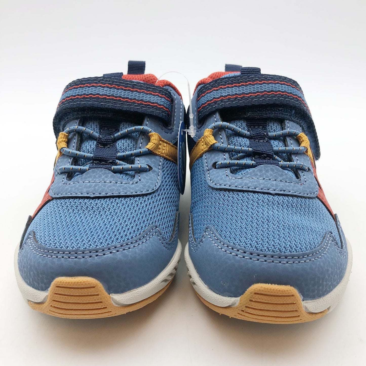 Stride Rite Boys Made To Play Sneaker 9.5 Wide Blue Multi Kids Shoe NIB