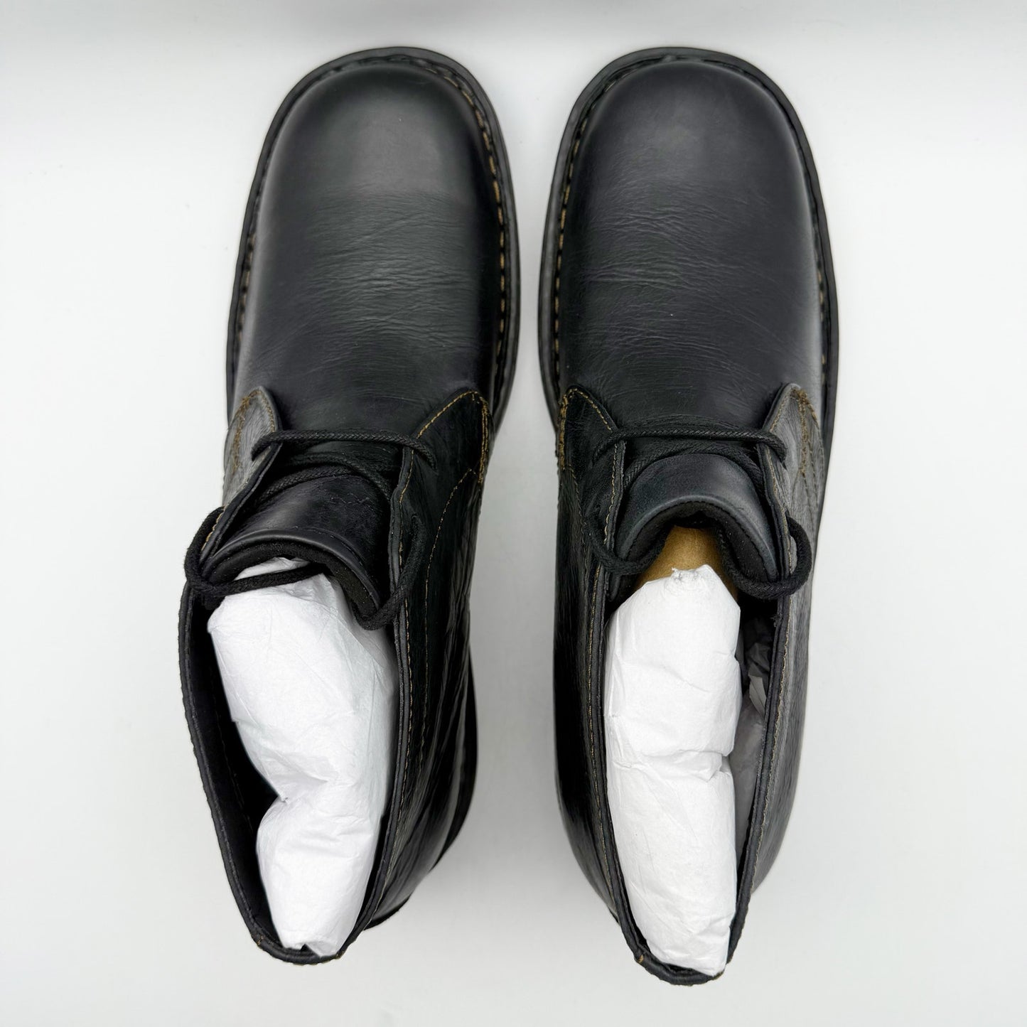 Born Mens Harrison Black Leather Ankle Boot US 11.5