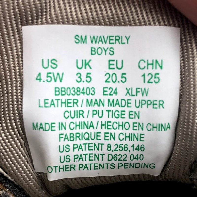 Stride Rite Boys SM Waverly Walnut Size 4.5  Wide Toddler Shoes Brown NIB