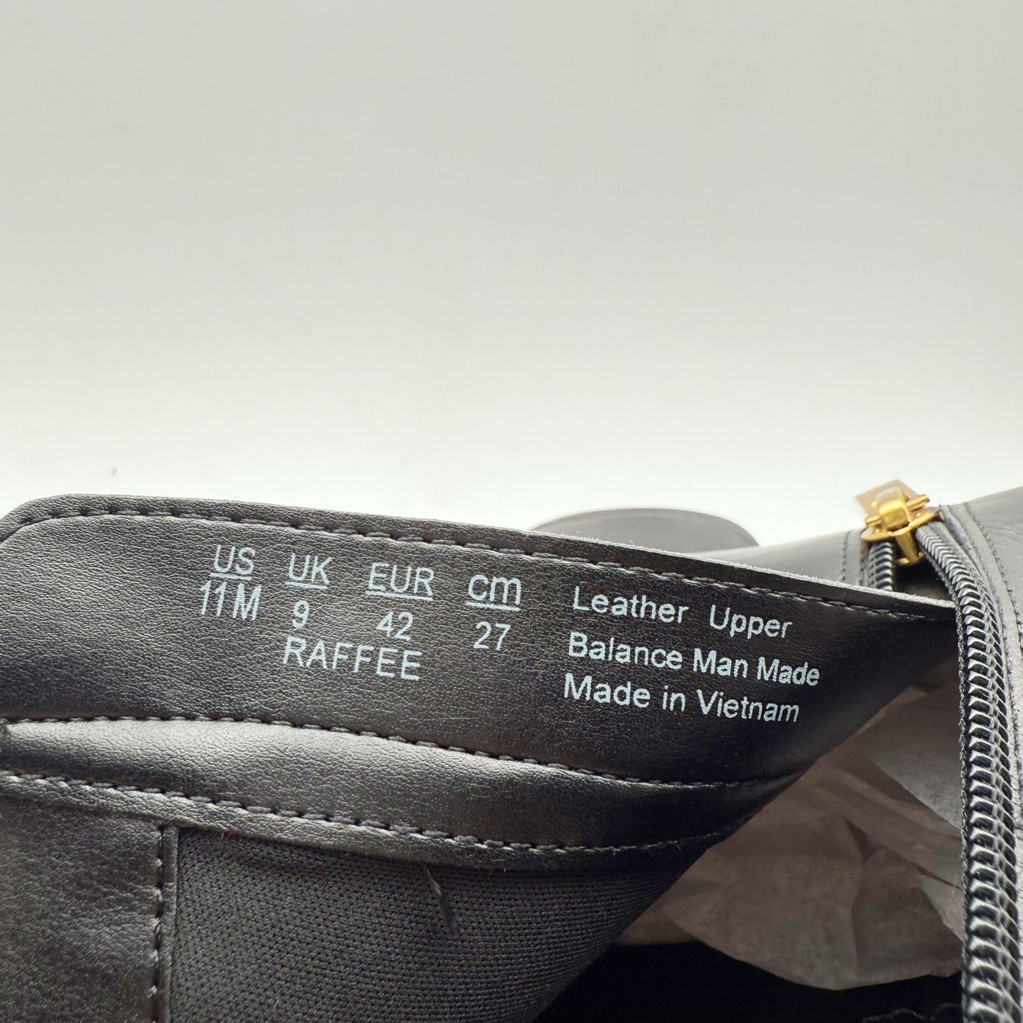 Naturalizer Womens Raffee Ankle Bootie US 11 M EU 42 Black Leather NWOB