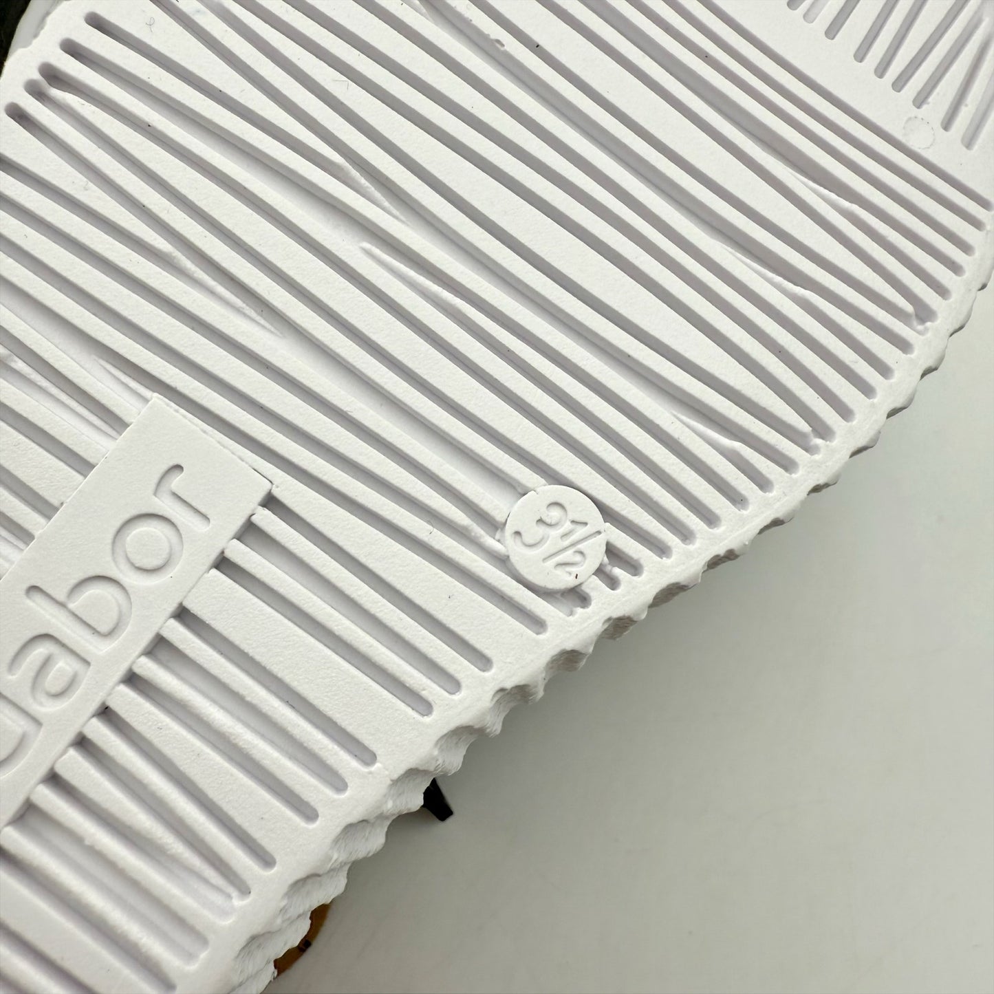 Gabor Womens 53.334 Low Top Sneakers UK 3.5 US 6 Black White Leather NIB