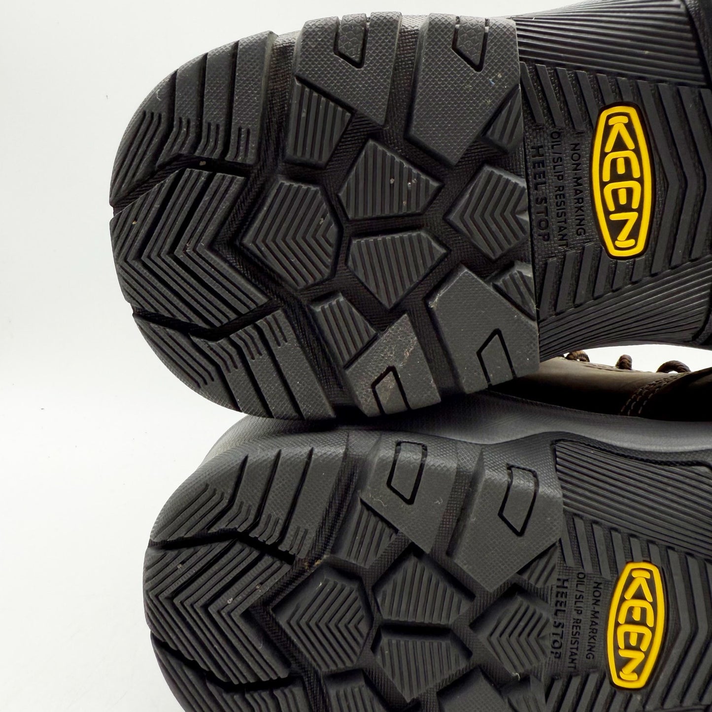 KEEN Womens Evanston 6" Work Boots US 8.5 Wide Brown Carbon Fiber Toe WP NIB