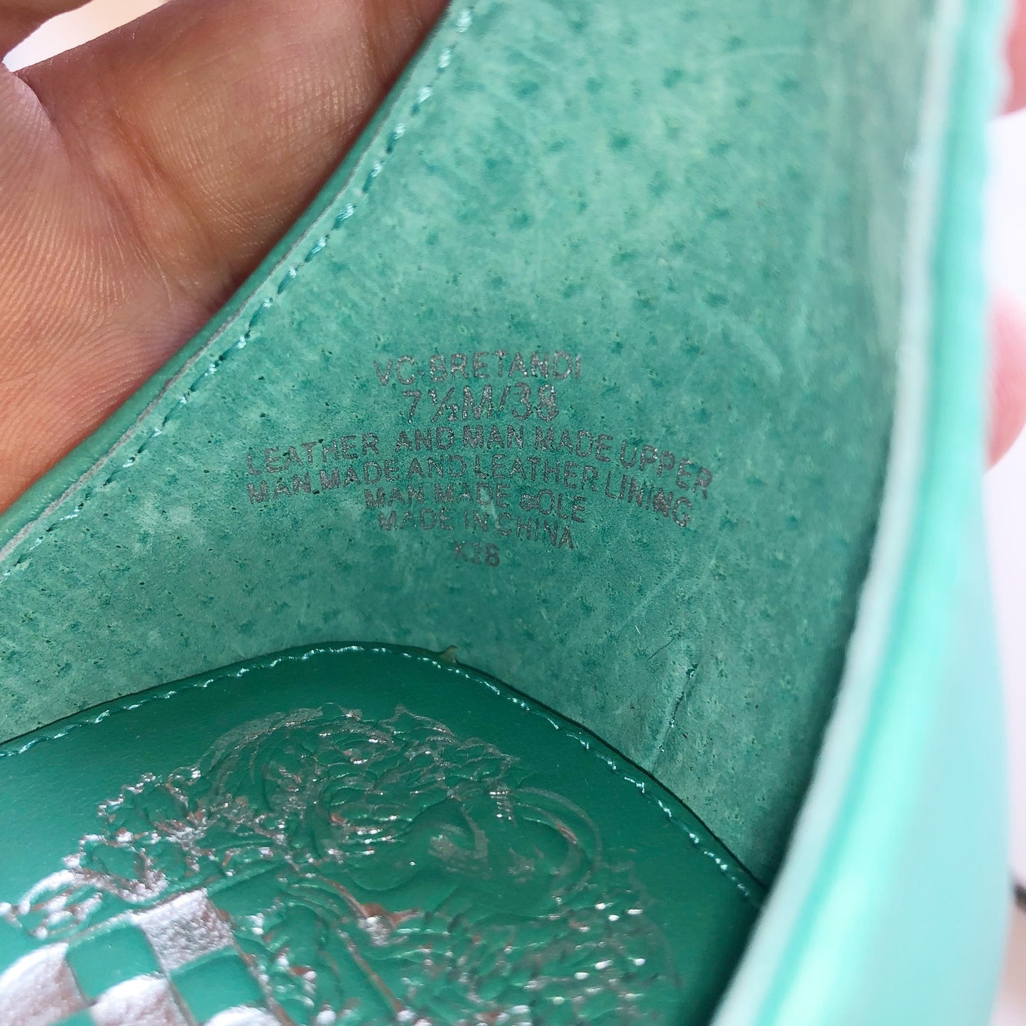 Vince Camuto Womens Bretandi Espadrille Wedge Heel Sandals Size 7.5 Ocean NIB