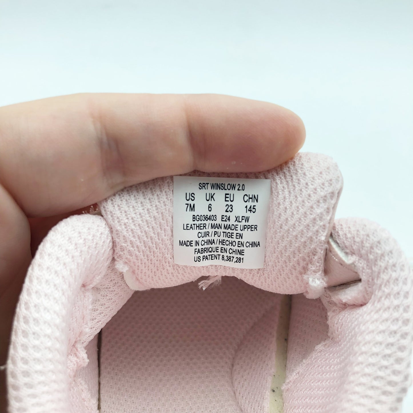 Stride Rite Girls SRT Winslow 2.0 Sneaker Pink Blush Toddler Size 7