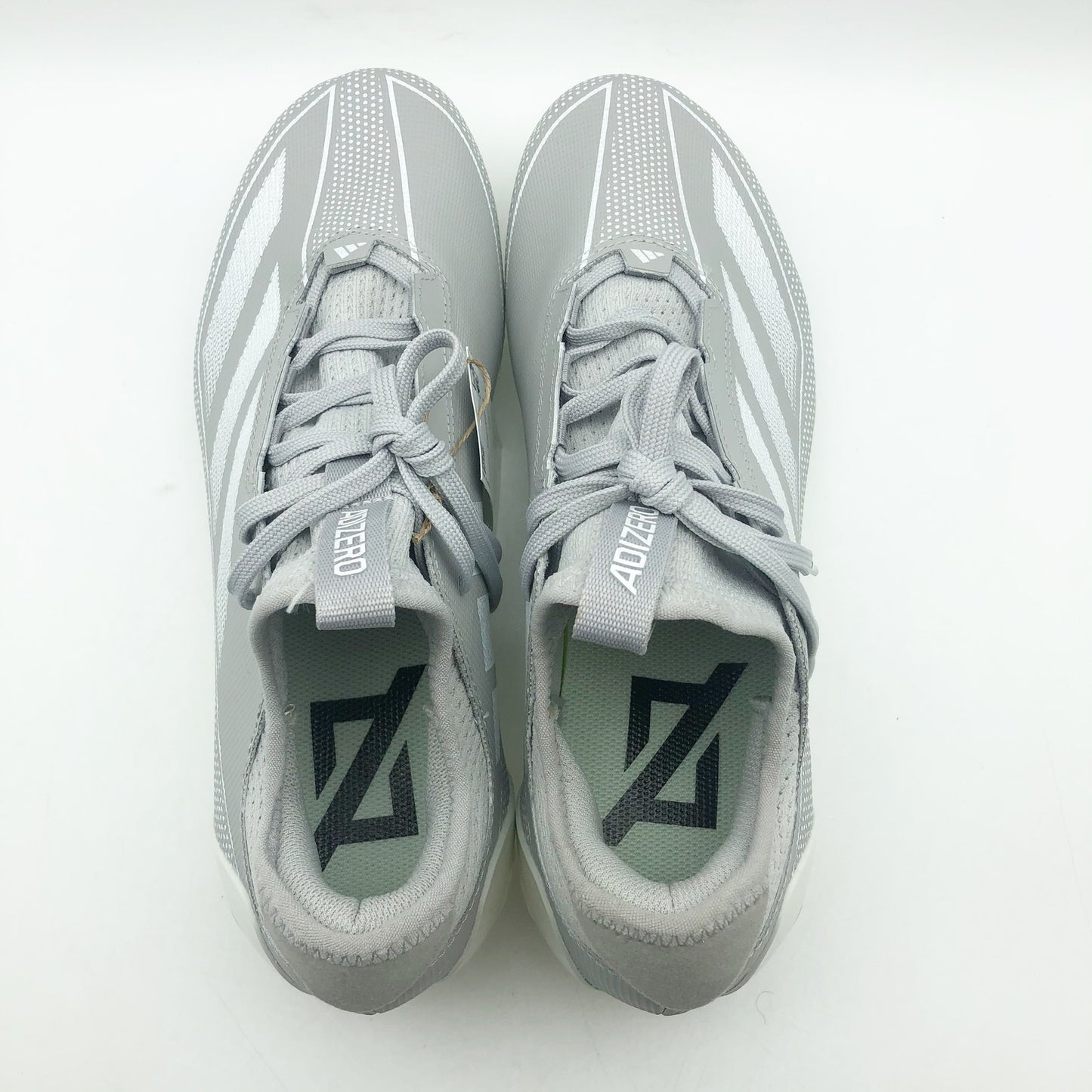 Adidas Mens Adizero Electric 1 Football Cleats Grey White Size 8