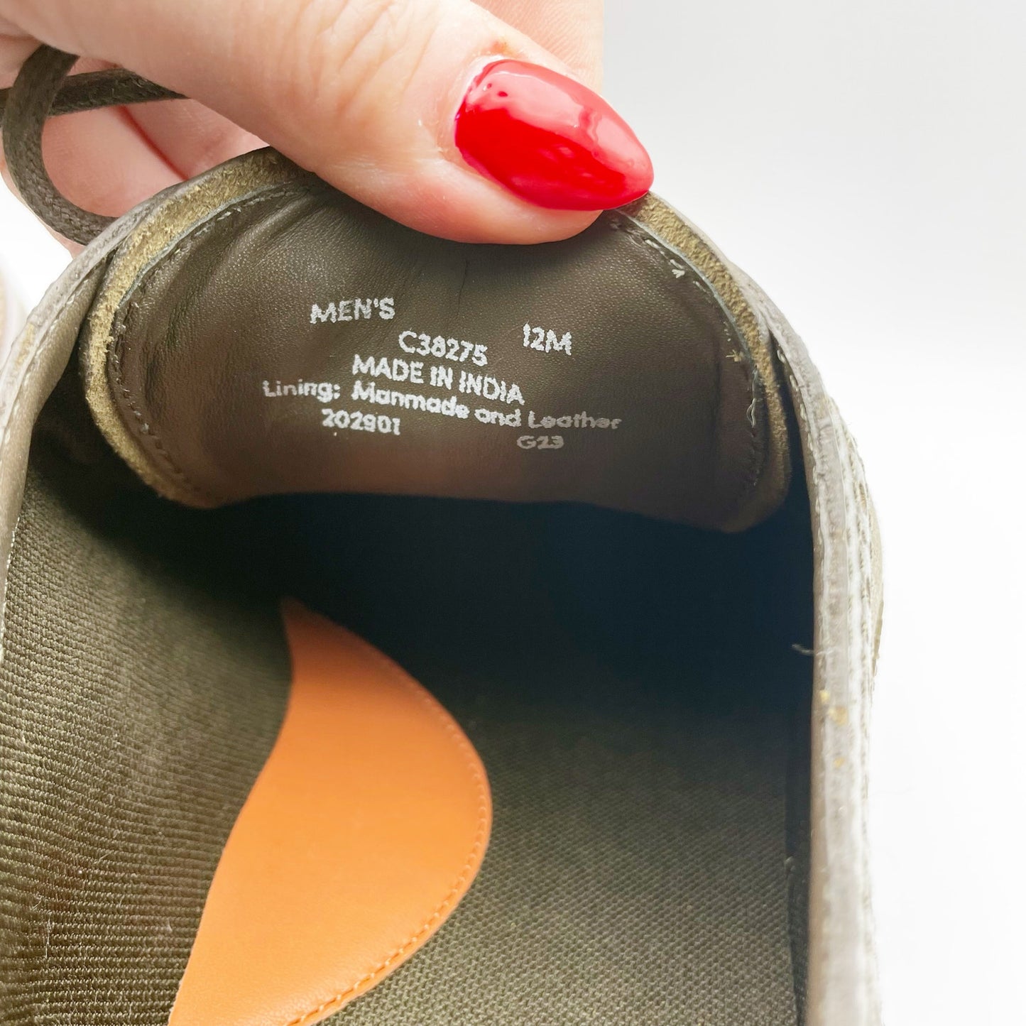 Cole Haan Men's American Classics Long Wing Shoes US 12M EU 45 Green Leather