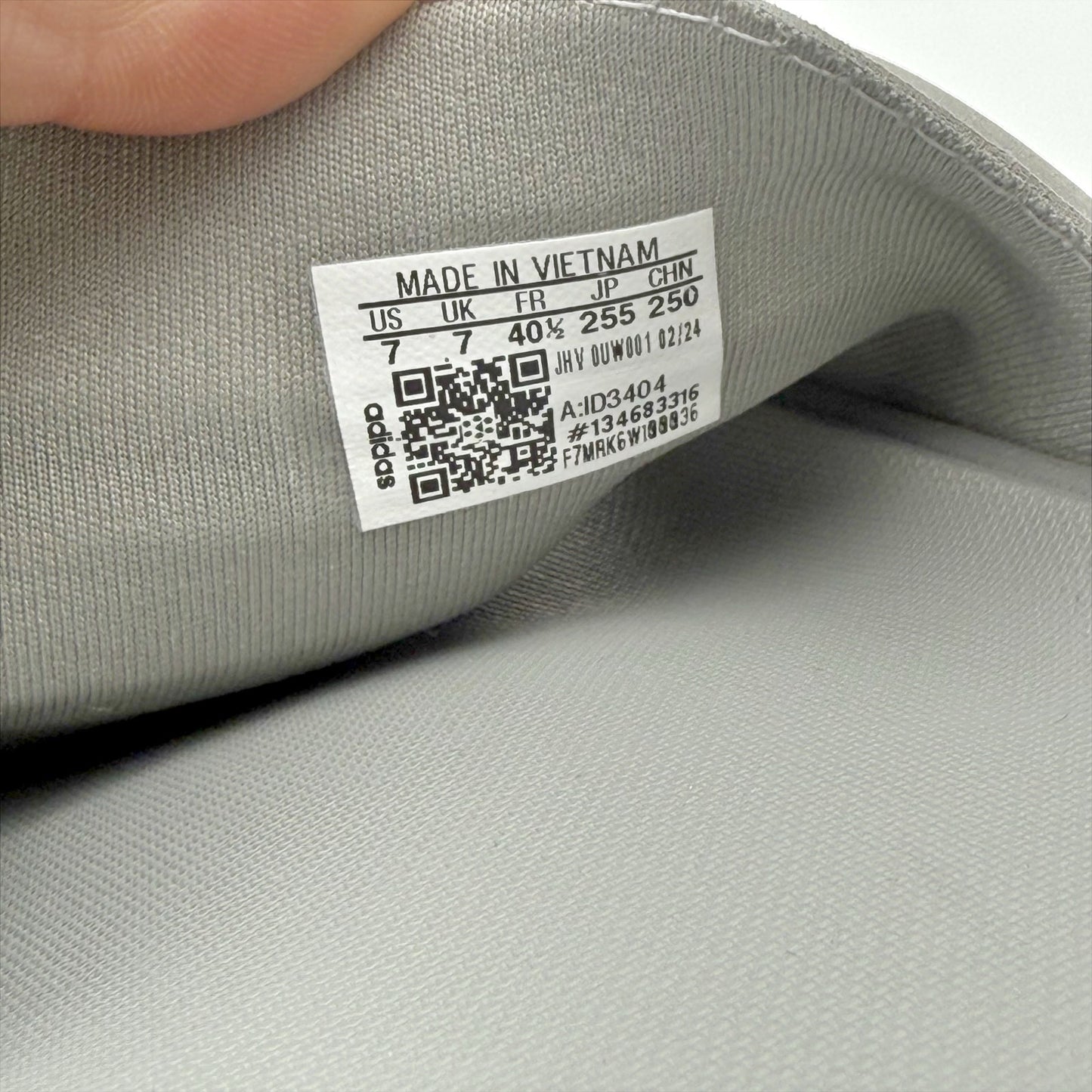 Adidas Mens Adilette Comfort Mono Slide Sandals US 7 Grey Casual NIB