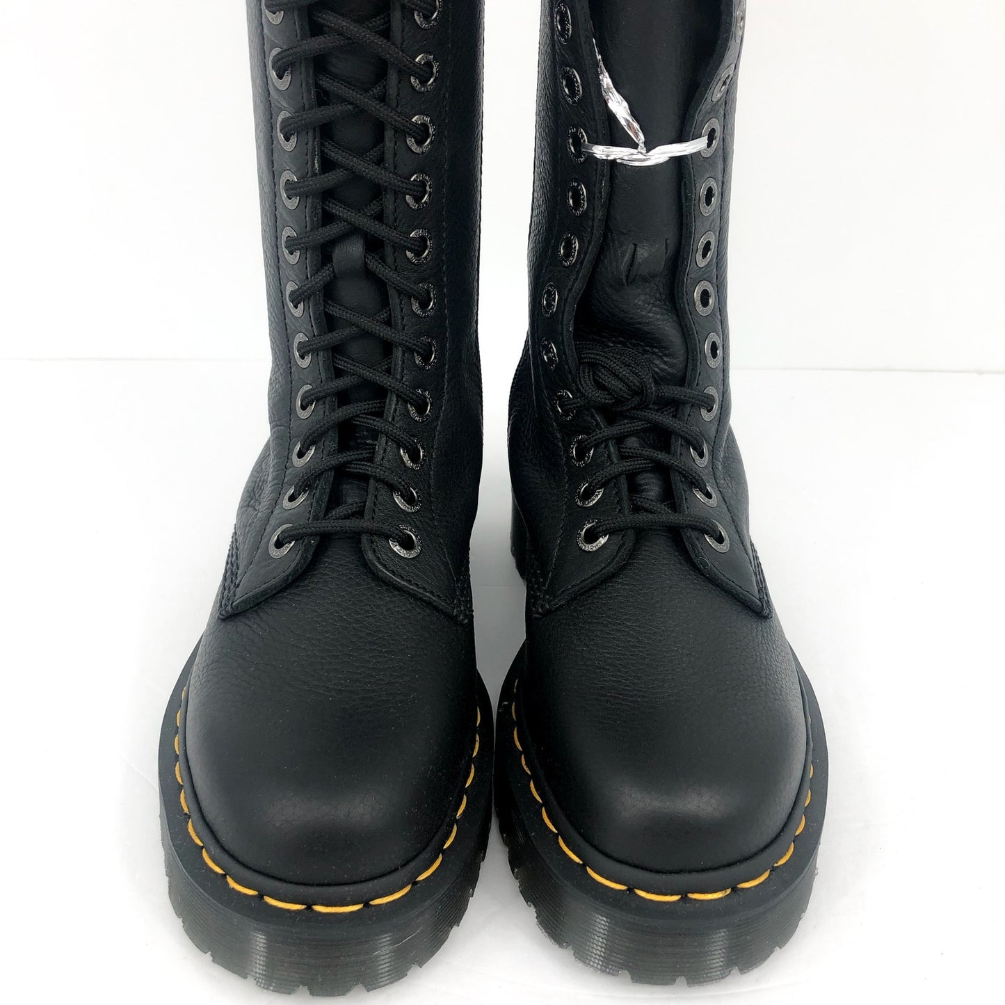 Dr. Martens Womens 1B60 Bex Pisa Knee High Boots US 8 EU 39 Black Leather NWOB