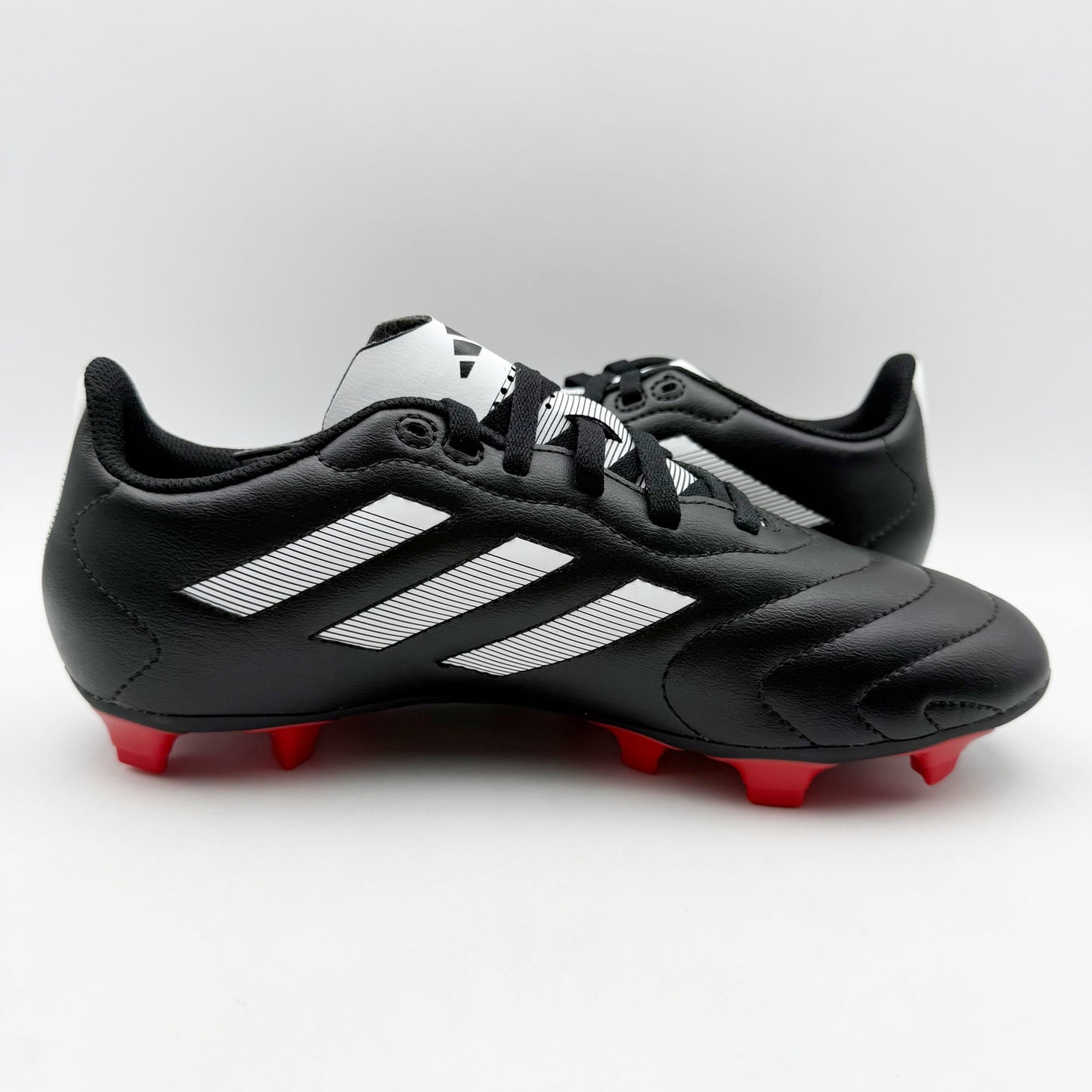 Adidas Mens Goletto VIII Firm Ground Soccer Cleat US 8.5 Black Red Athletic NIB