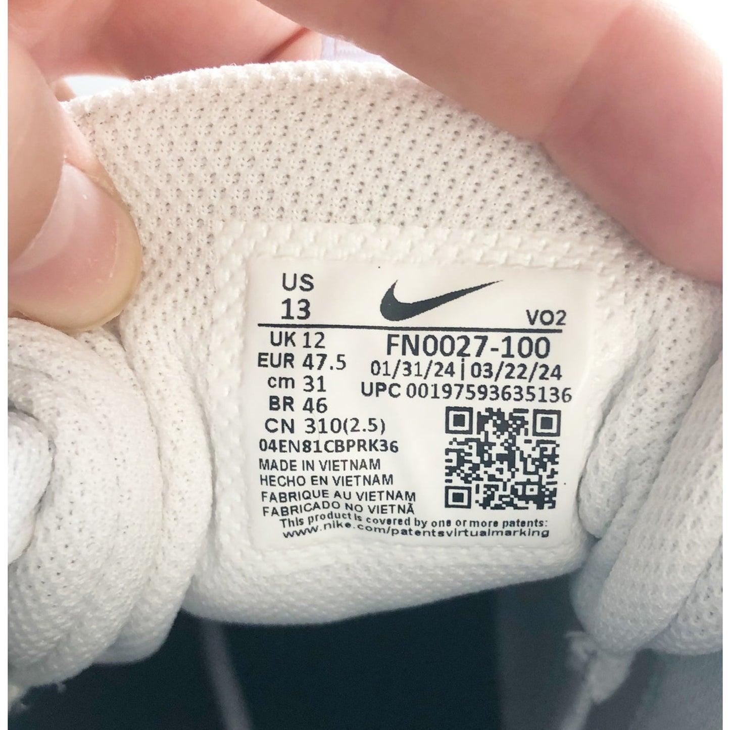 Nike Alpha Menace Mens 4 Varsity Molded Football Cleats 13 White Black NWOB