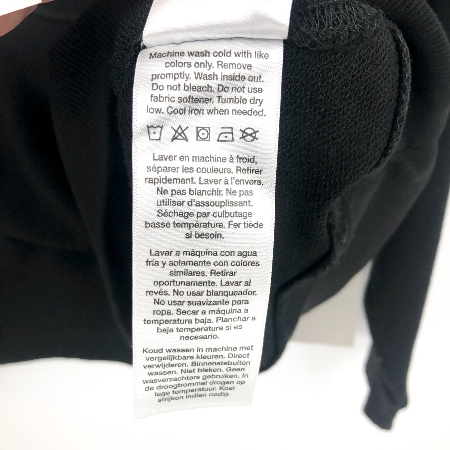 DKNY SPORT Women's Embossed Logo Sweatshirt Black 1X