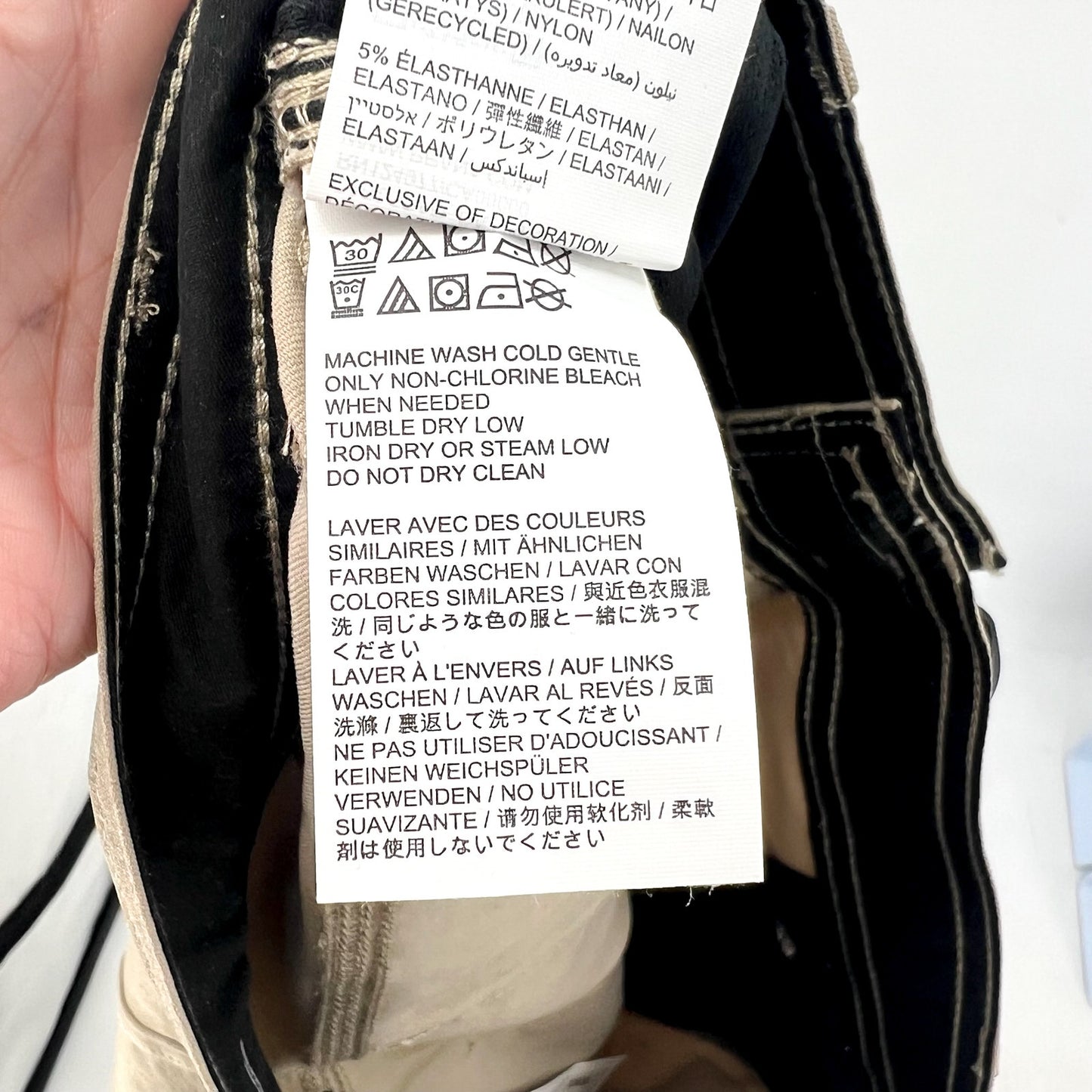 PRANA Men's Zion Straight Pants 35x30 Tan Sandbar Slim Fit Stretch Outdoors NWT