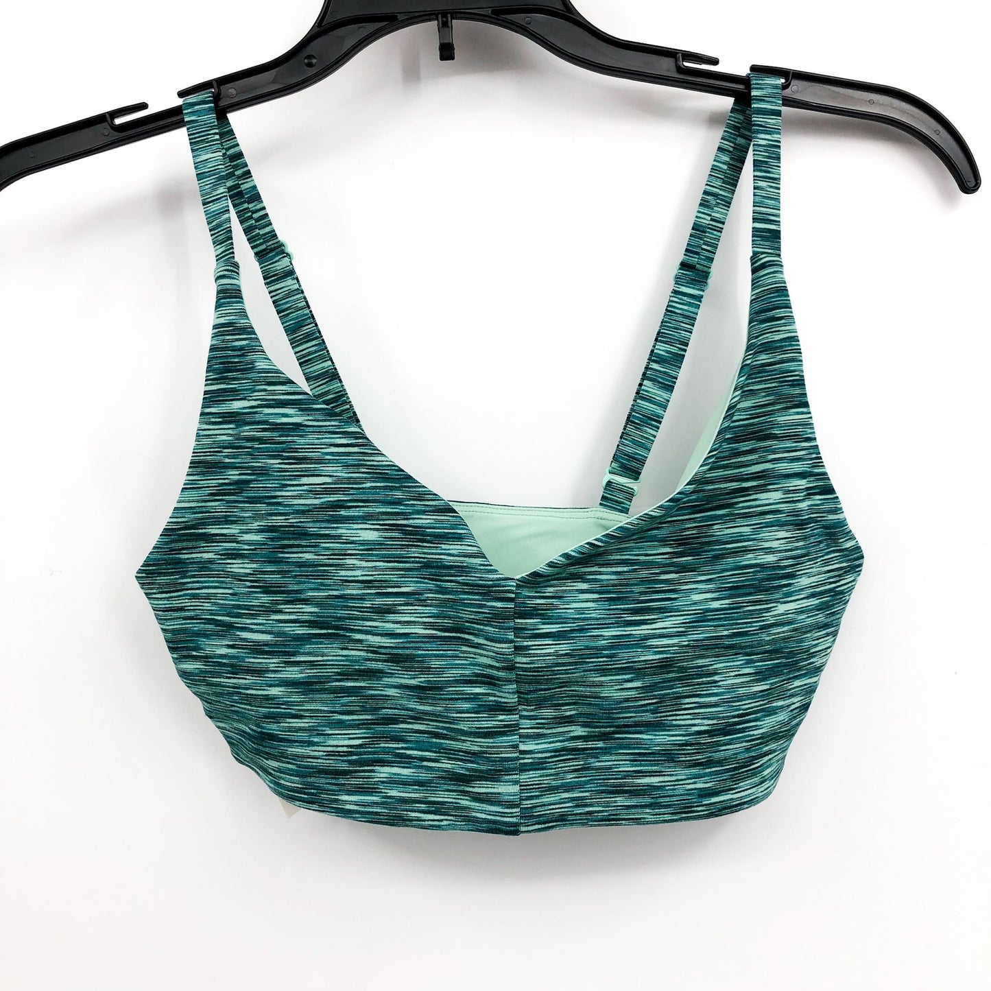 OUTDOOR VOICES Womens Flow Freeform Bralette XXL Green Patina Mix Quick Dry NWT