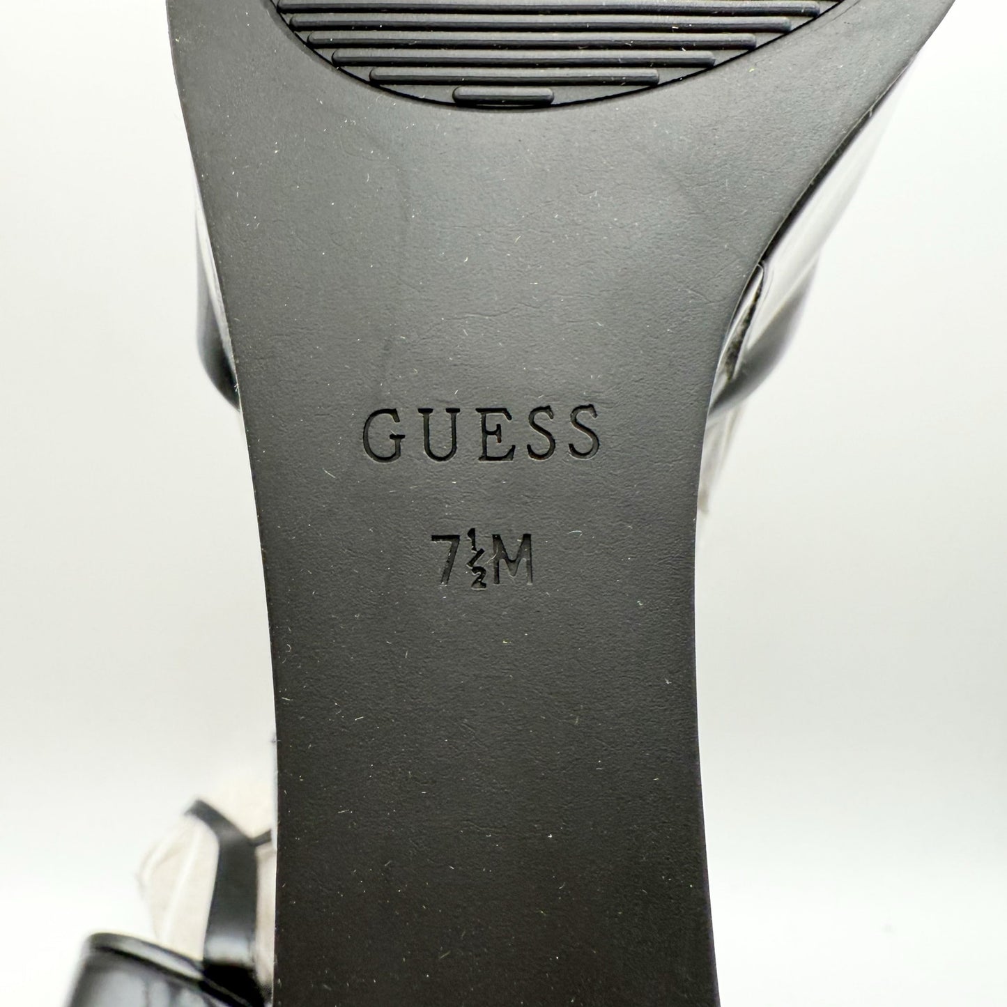 Guess Womens Zione Wedge Sandals US 7.5 M EU 38 Vegan Leather NIB