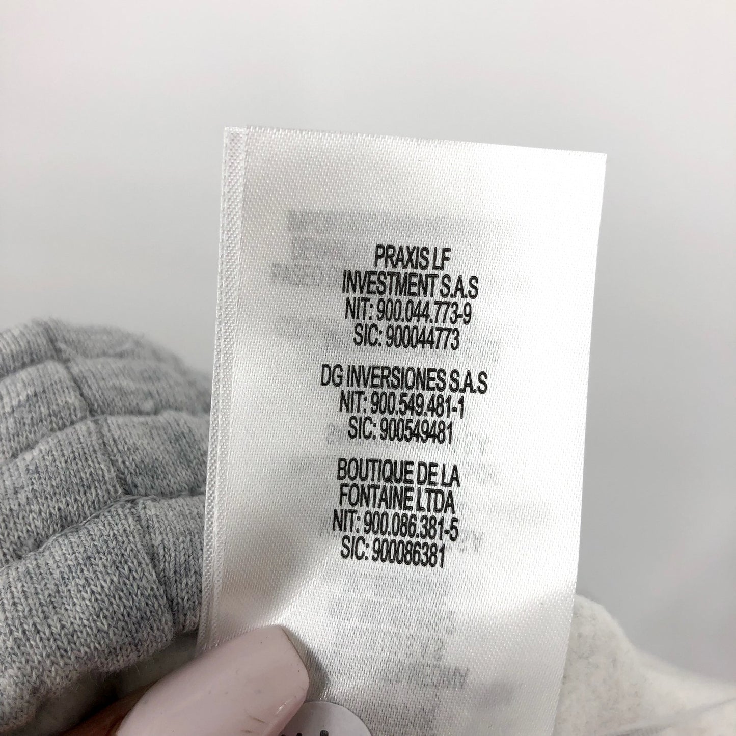 LACOSTE Men's Core Fleece Tapered Fit Joggers Size 6 XL Grey Elastic Waist NWT