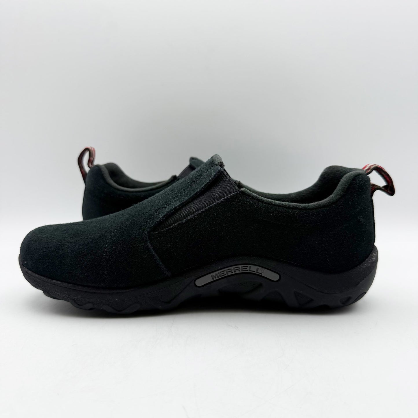 Merrell Kids Jungle Moc Sneaker Size US 4.5 EU 35.5 Black Suede Slip On Shoe NIB