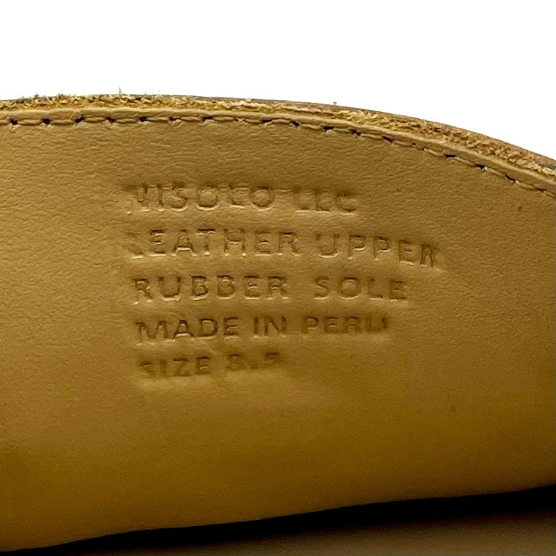 NISOLO Mens Huarache Water Resistant Sandals US 8.5 Brandy Leather NWOB