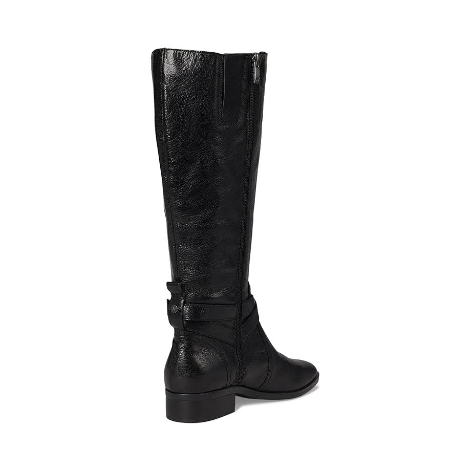 Naturalizer Womens Rena2 Wide Calf Boots US 11 Wide EU 42 Black Leather