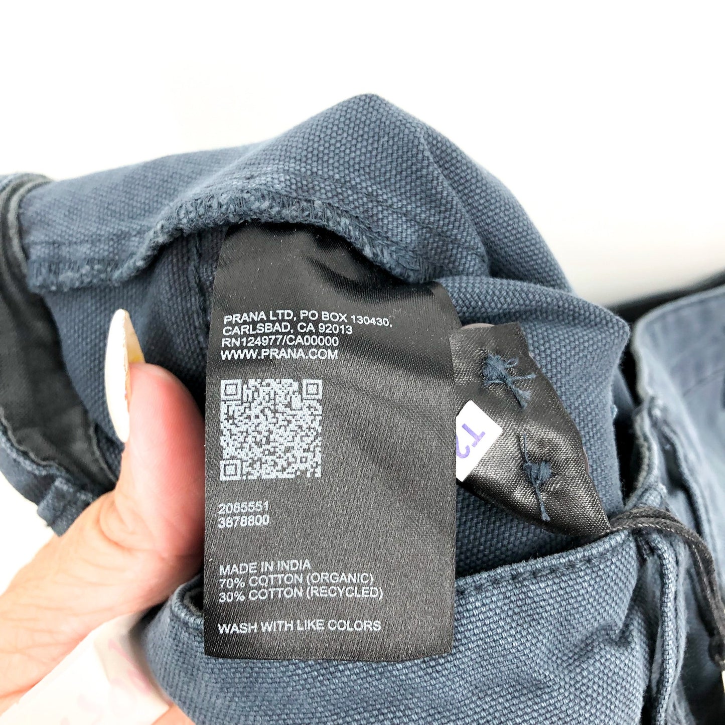 PRANA Womens Melrose Relaxed Pant Size 8 Reg Blue Stormy Night Barrel NWT